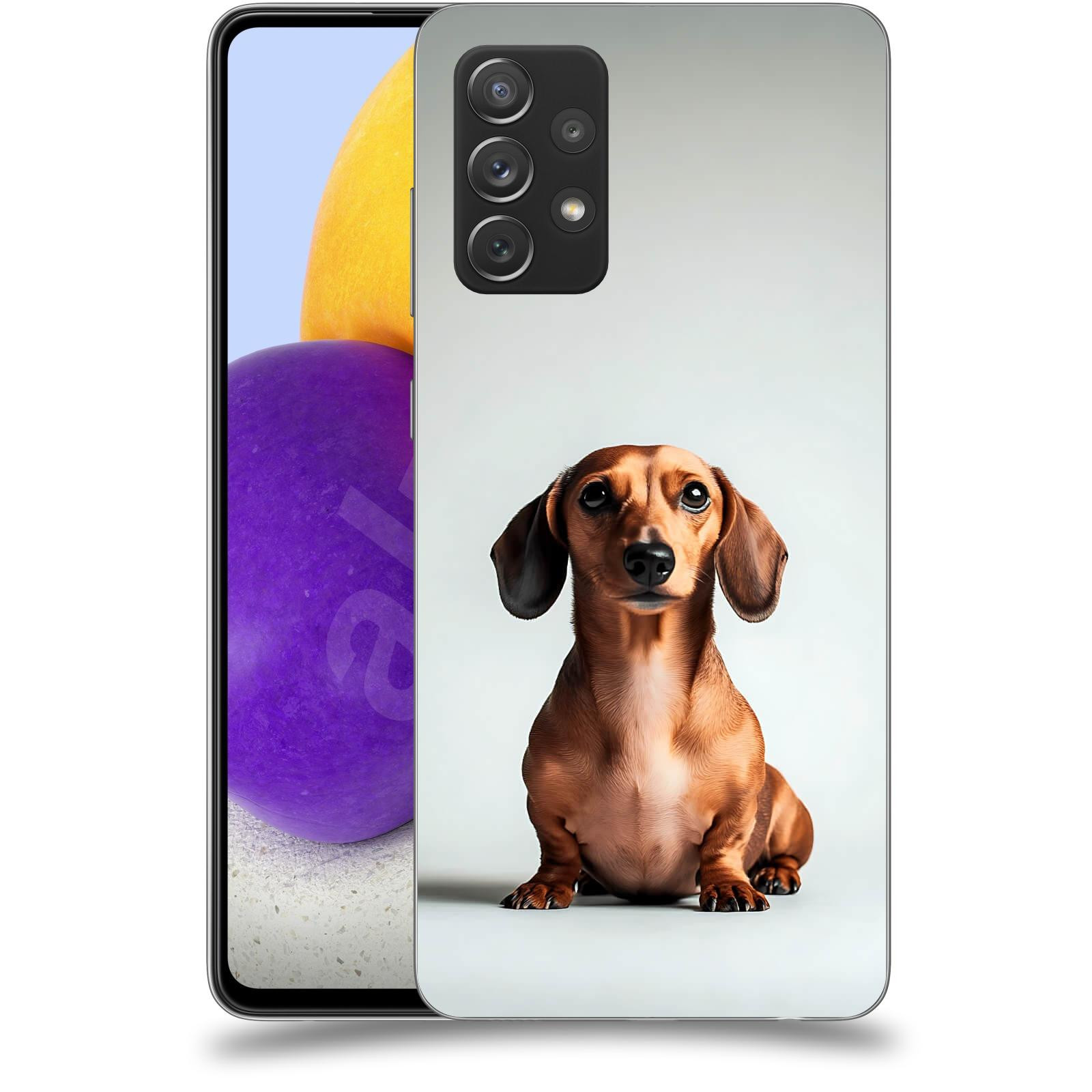 ACOVER Kryt na mobil Samsung Galaxy A72 A725F - Dachshund III