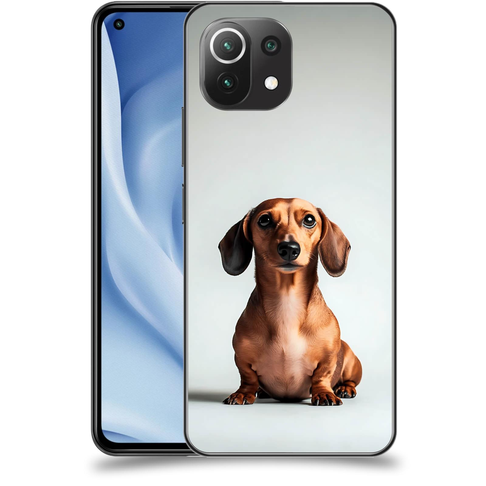 ACOVER Kryt na mobil Xiaomi Mi 11 Lite - Dachshund III