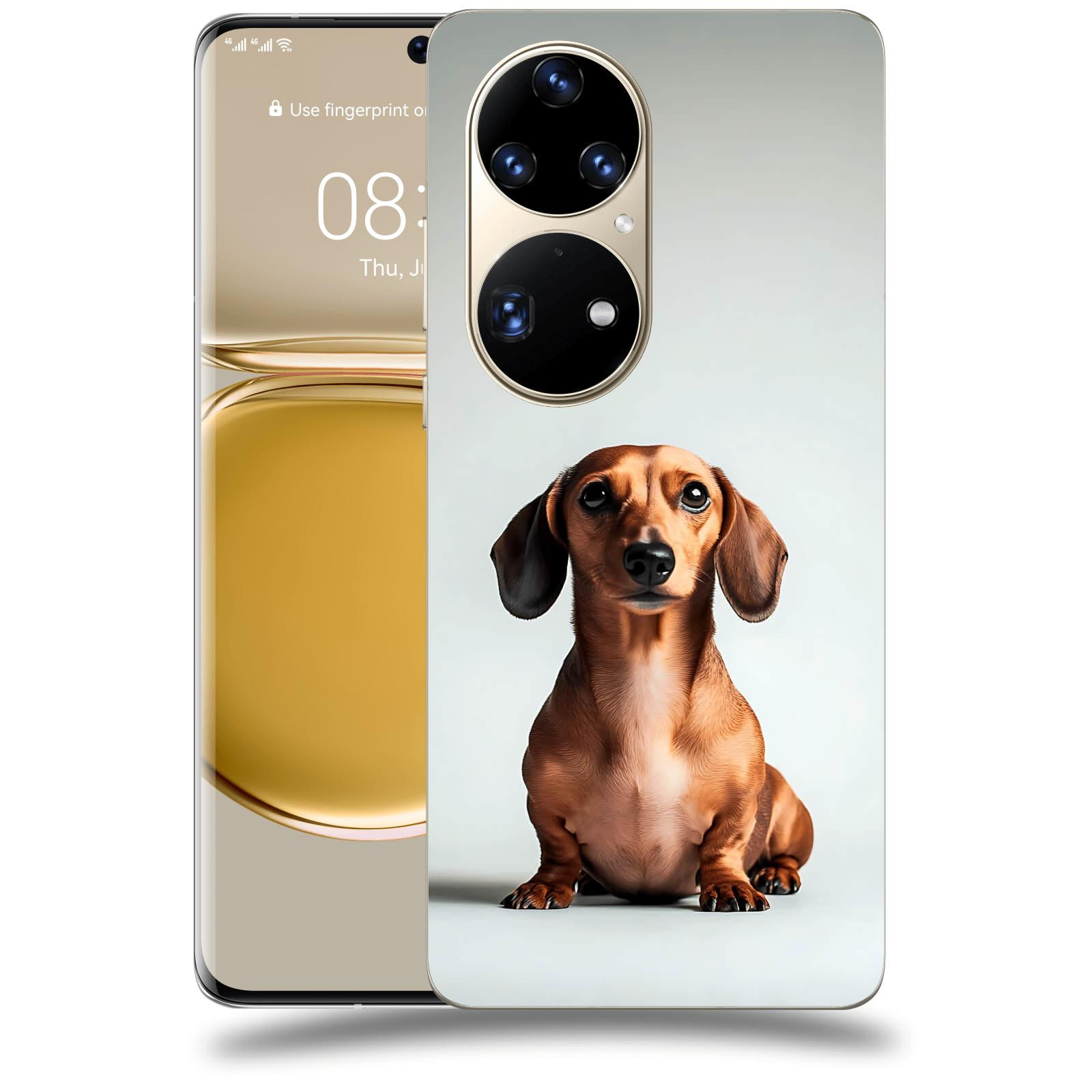 ACOVER Kryt na mobil Huawei P50 - Dachshund III