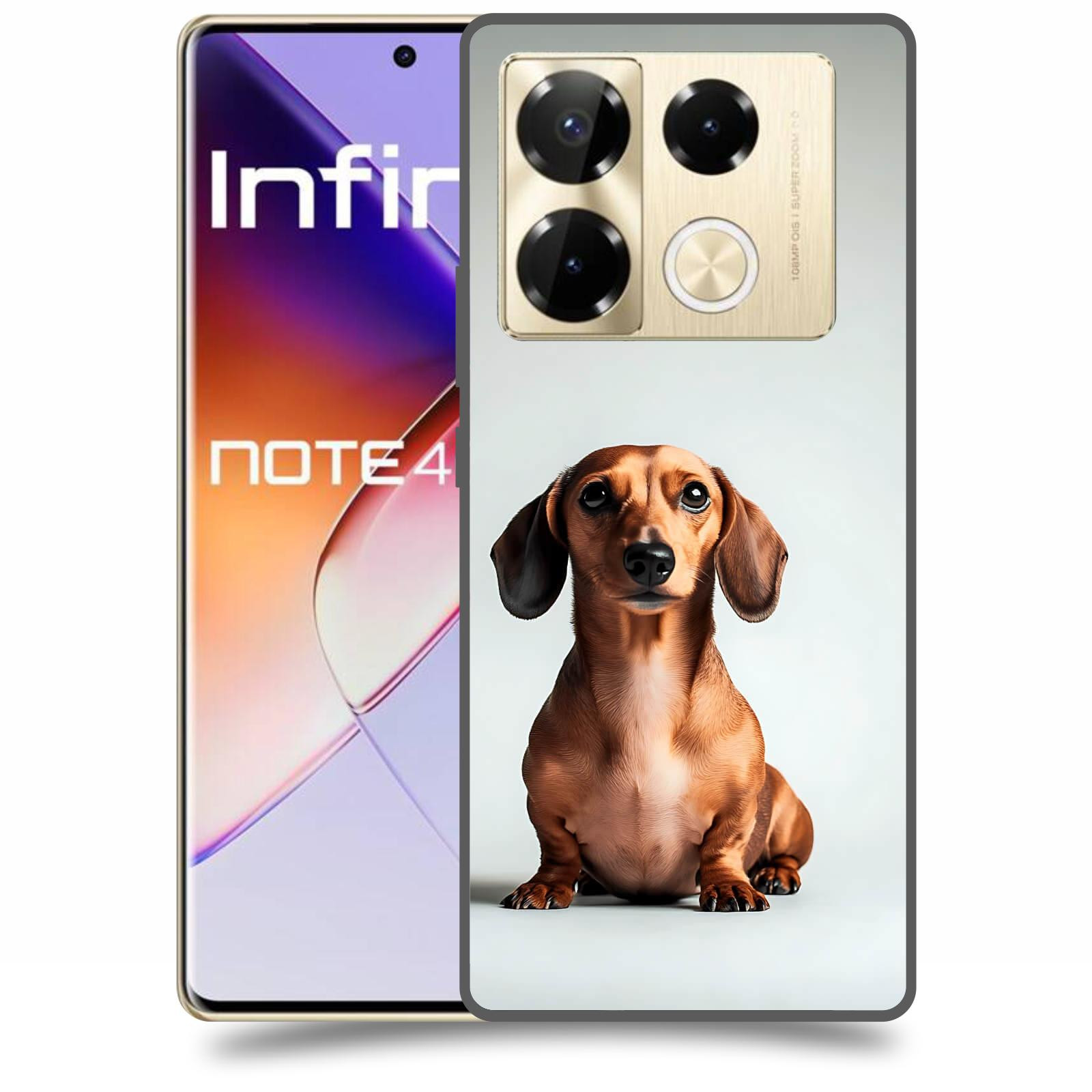 ACOVER Kryt na mobil Infinix Note 40 PRO - Dachshund III