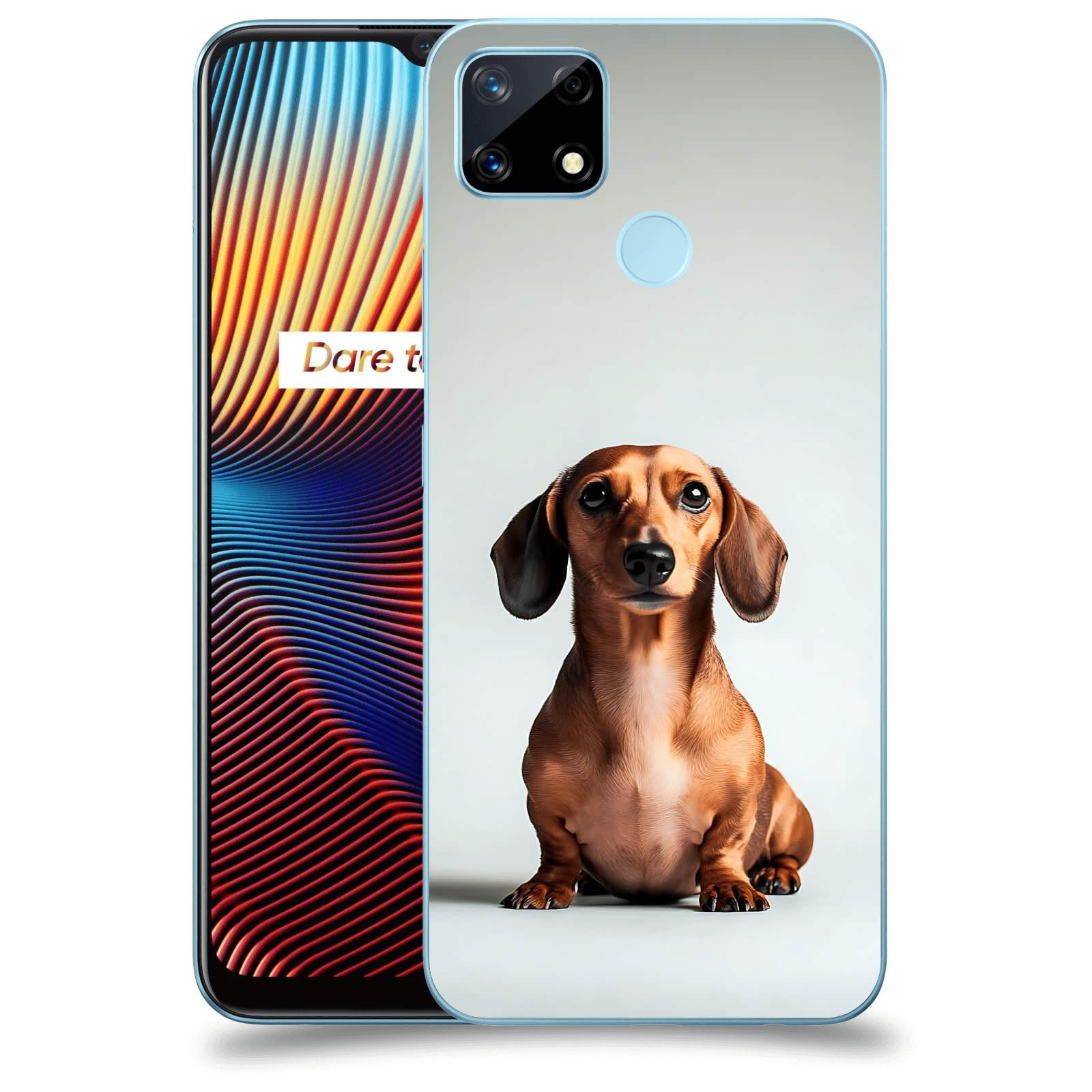 ACOVER Kryt na mobil Realme 7i - Dachshund III