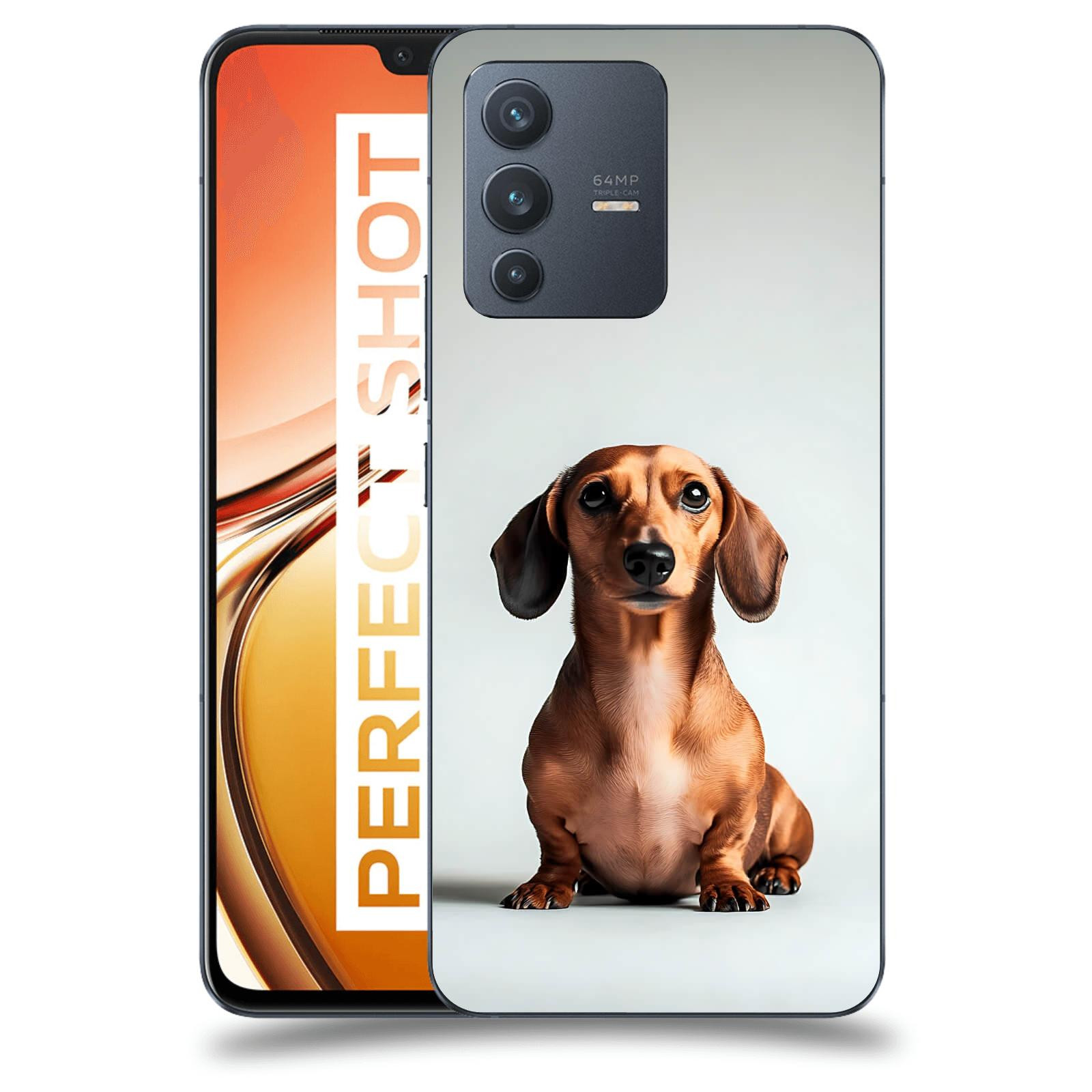 ACOVER Kryt na mobil Vivo V23 5G - Dachshund III