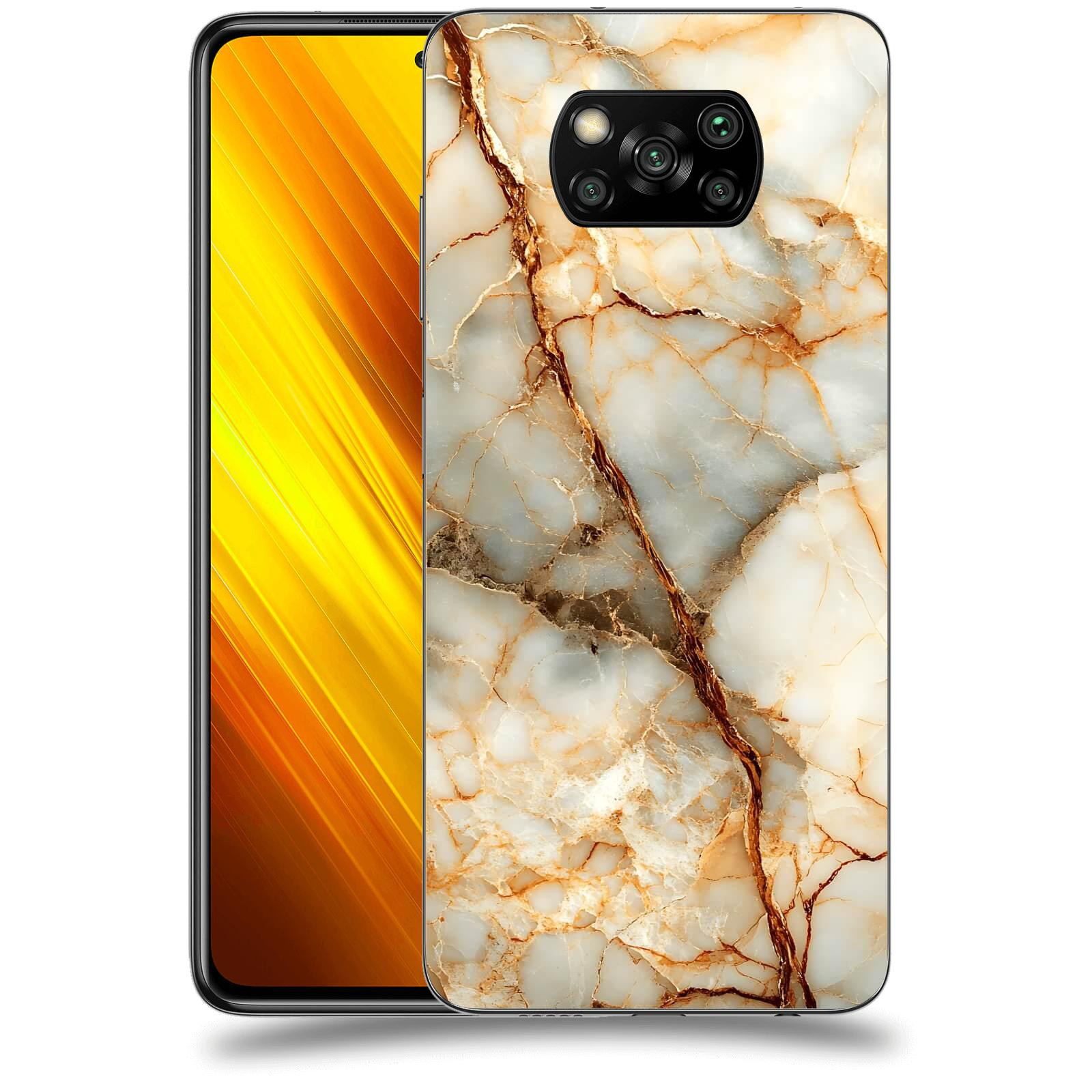 ACOVER Kryt na mobil Xiaomi Poco X3 - Marble I