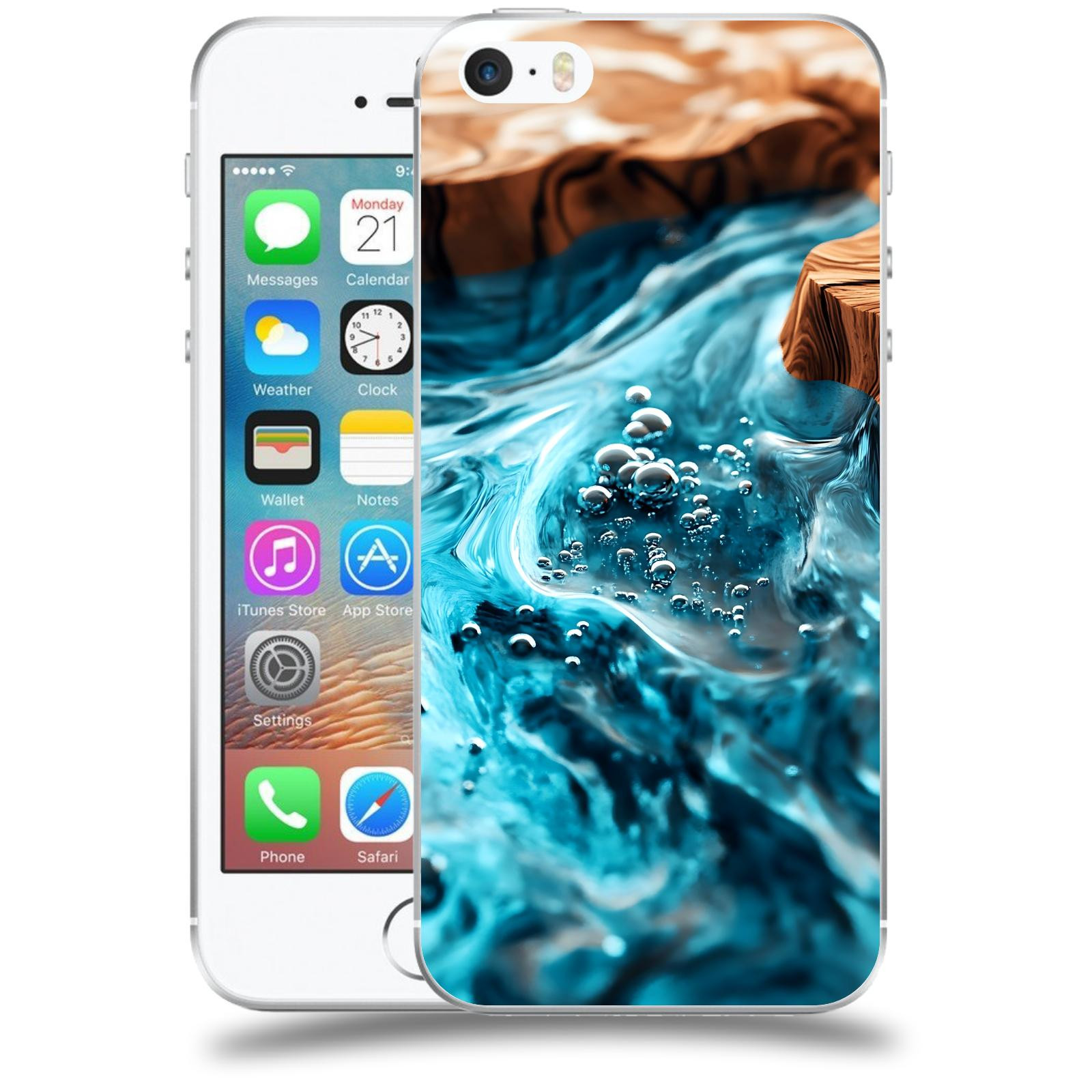 ACOVER Kryt na mobil Apple iPhone 5/5S/SE - Deep Marine I