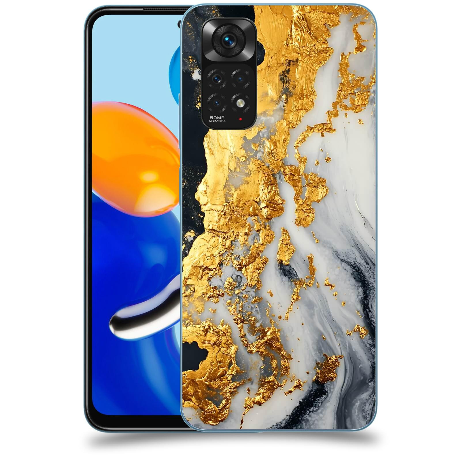 ACOVER Kryt na mobil Xiaomi Redmi Note 11 - Marble II