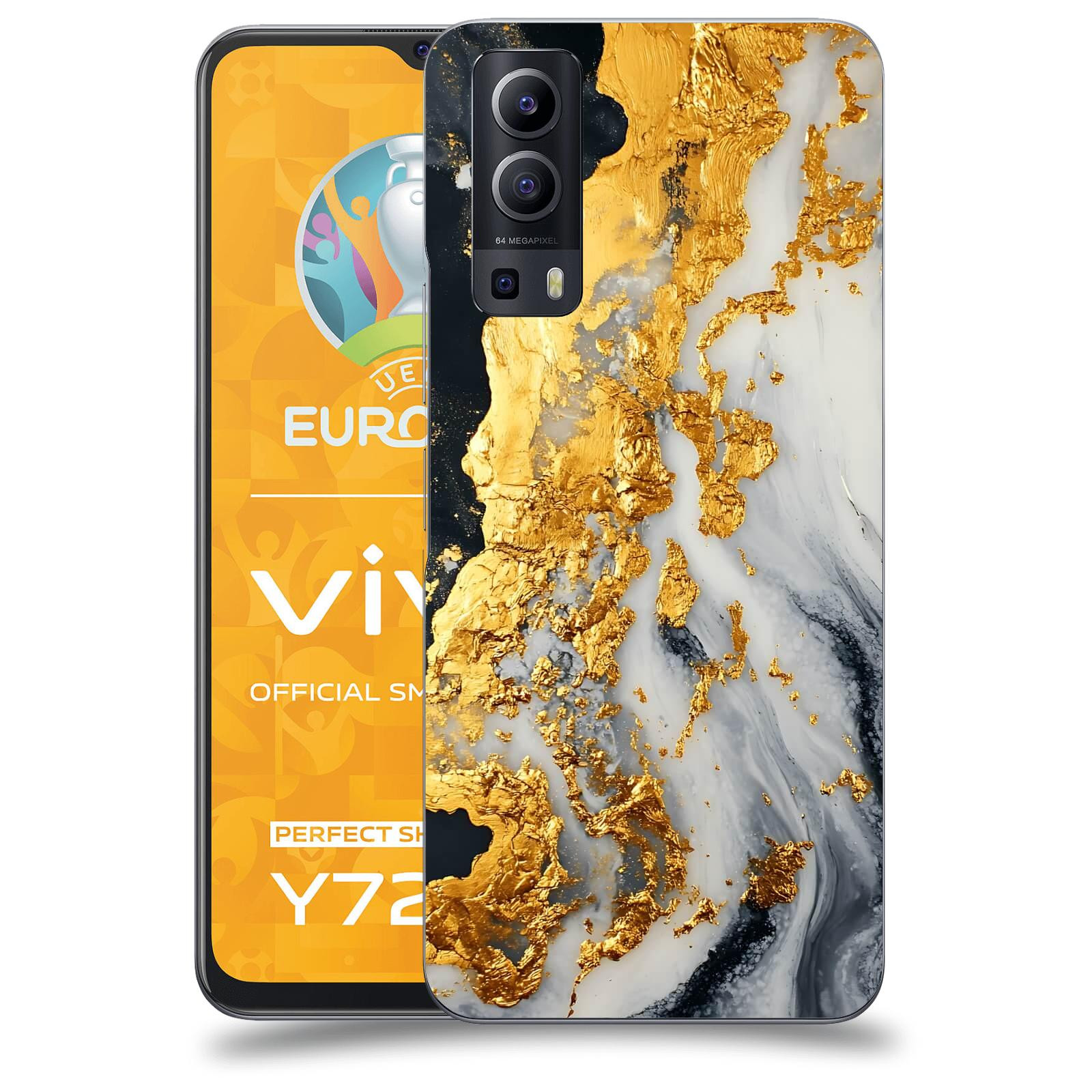 ACOVER Kryt na mobil Vivo Y72 5G - Marble II