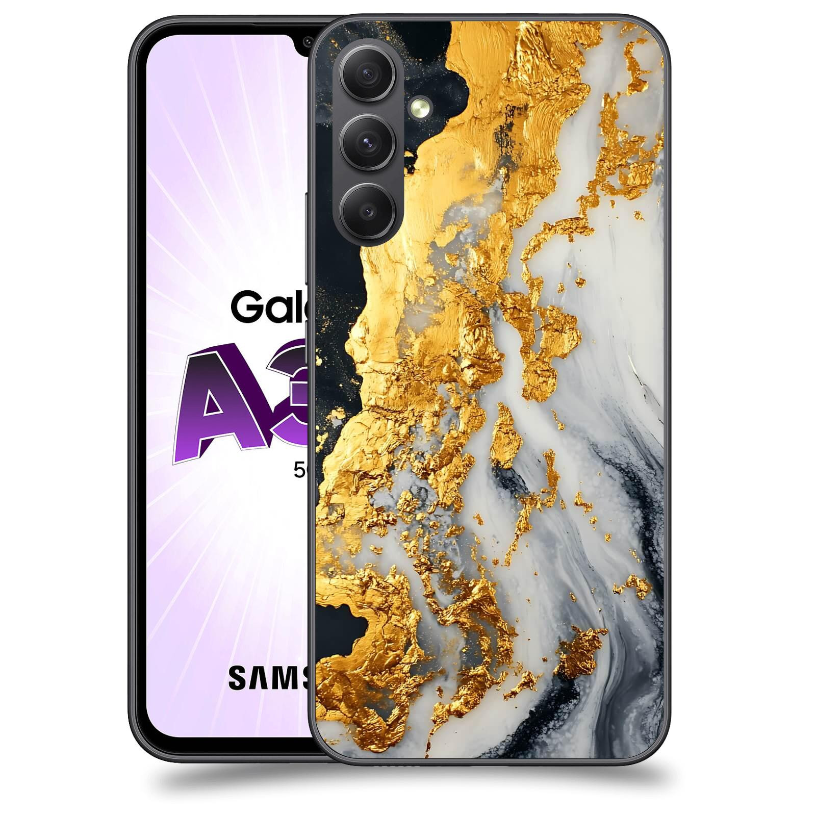 ACOVER Kryt na mobil Samsung Galaxy A34 - Marble II