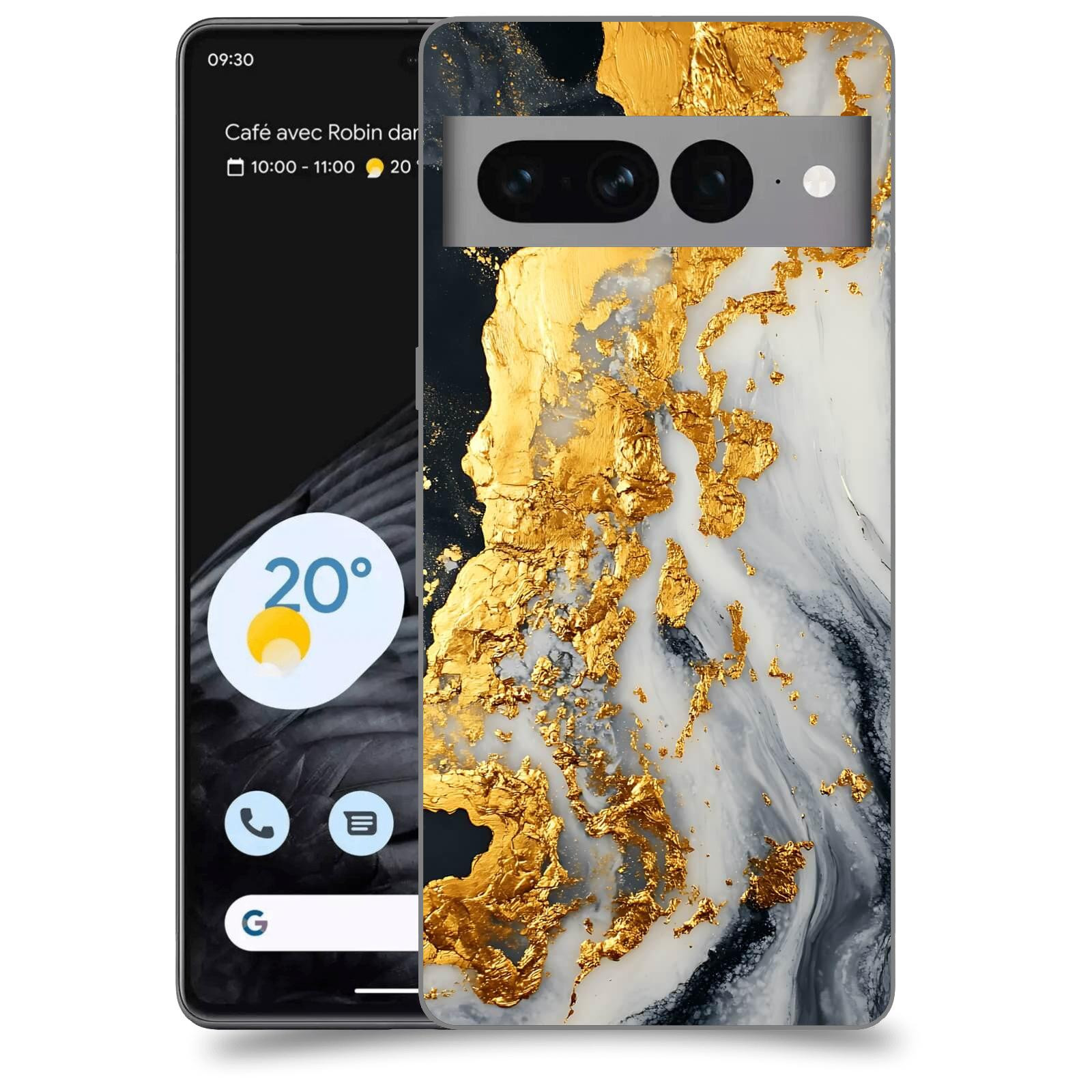 ACOVER Kryt na mobil Google pixel 7 pro - Marble II