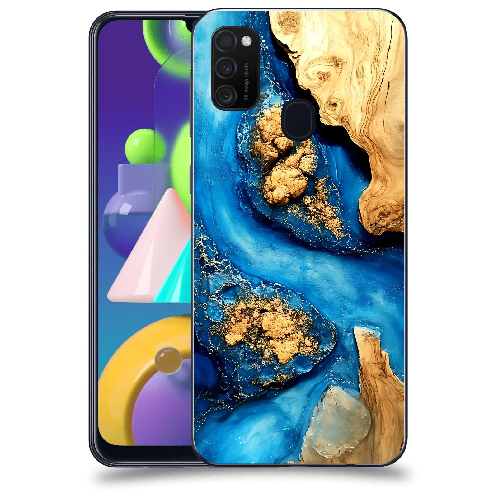 ACOVER Kryt na mobil Samsung Galaxy M21 M215F - Deep Marine II