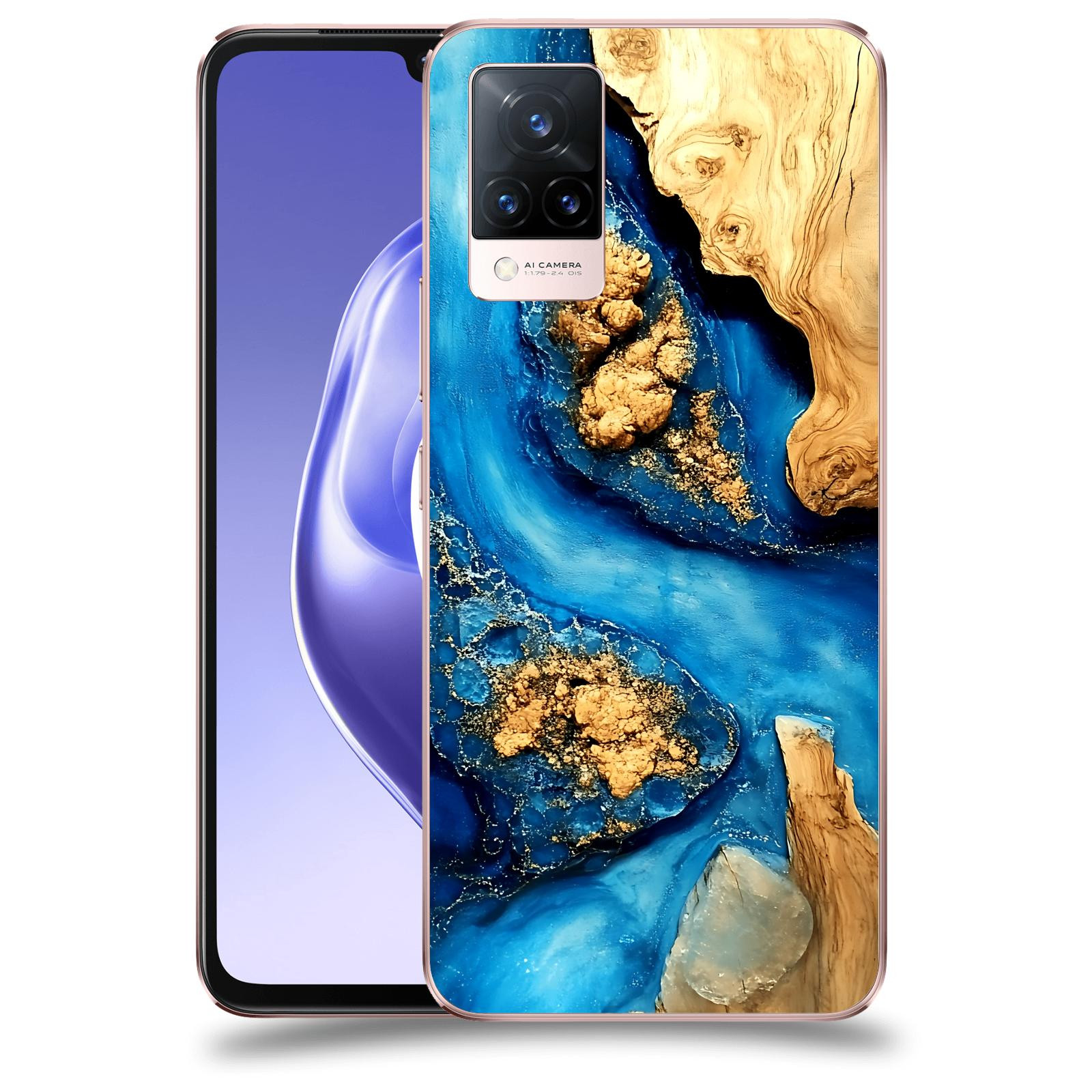 ACOVER Kryt na mobil Vivo V21 5G - Deep Marine II