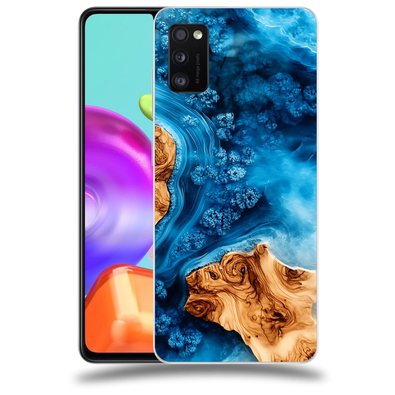ACOVER Kryt na mobil Samsung Galaxy A41 A415F - Deep Marine III
