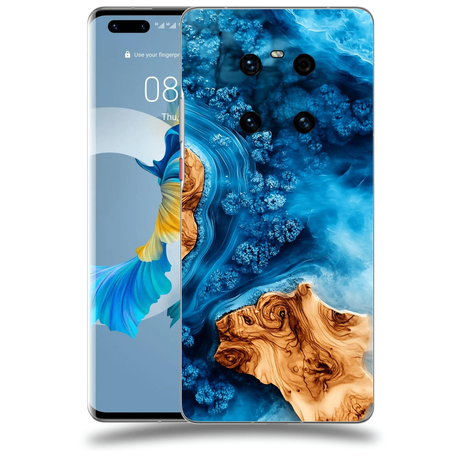 ACOVER Kryt na mobil Huawei Mate 40 Pro - Deep Marine III
