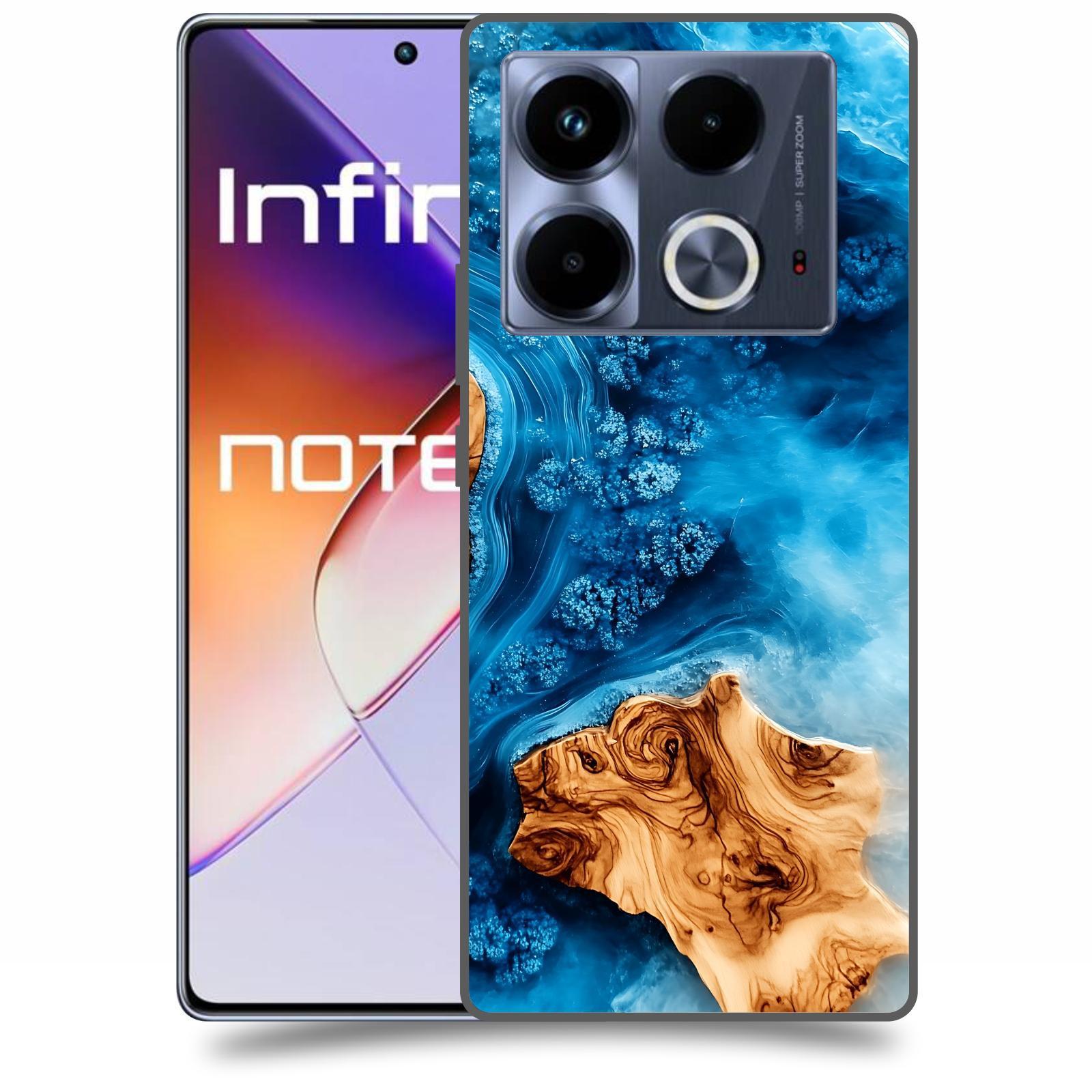 ACOVER Kryt na mobil Infinix Note 40 - Deep Marine III