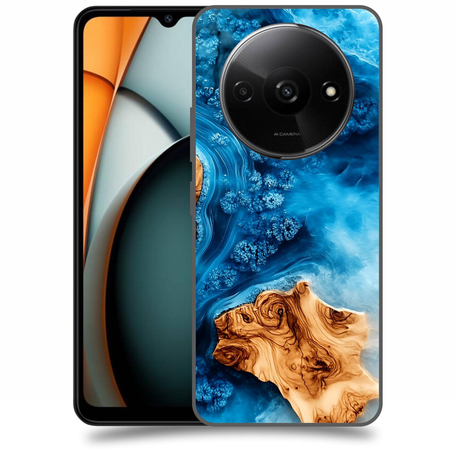 ACOVER Kryt na mobil Xiaomi Redmi A3 - Deep Marine III
