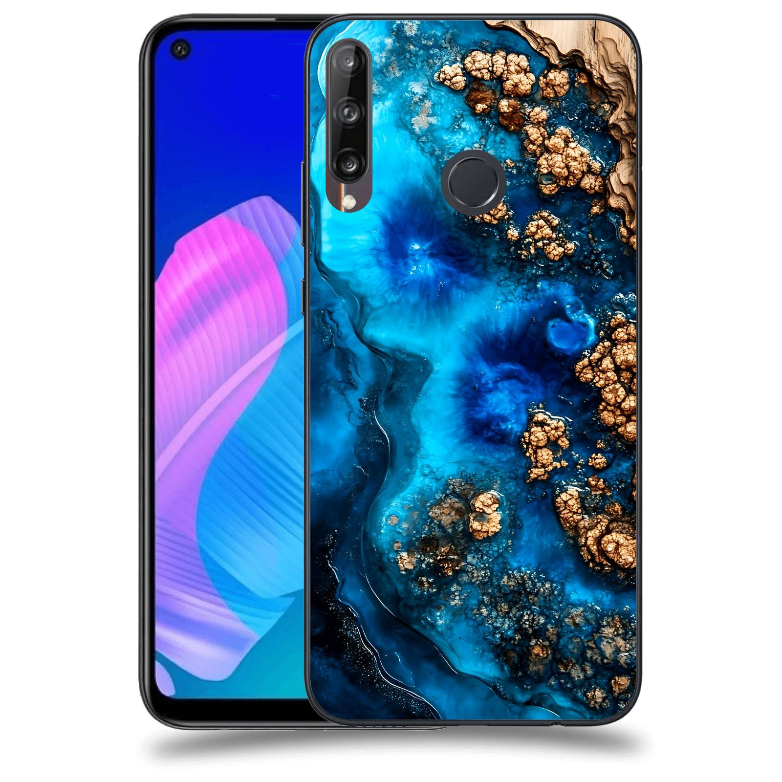 ACOVER Kryt na mobil Huawei P40 Lite E - Deep Marine IV