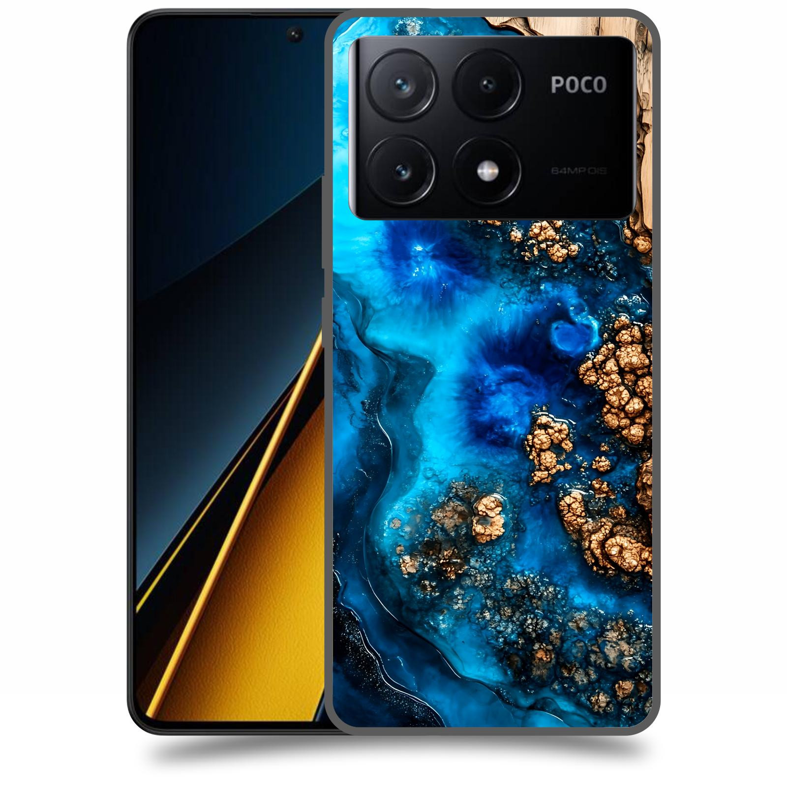 ACOVER Kryt na mobil Poco X6 Pro 5G - Deep Marine IV
