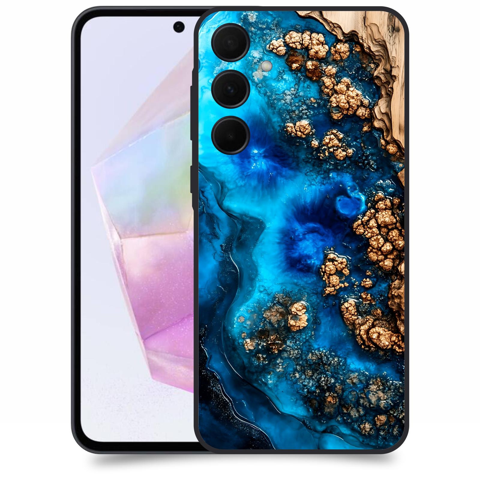 ACOVER Kryt na mobil Samsung Galaxy A35 5G - Deep Marine IV