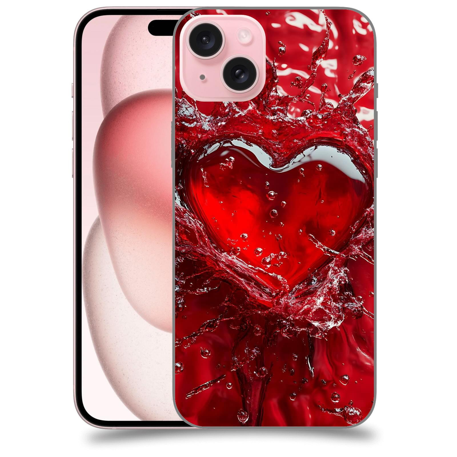 ACOVER Kryt na mobil Apple iPhone 15 plus - Love I