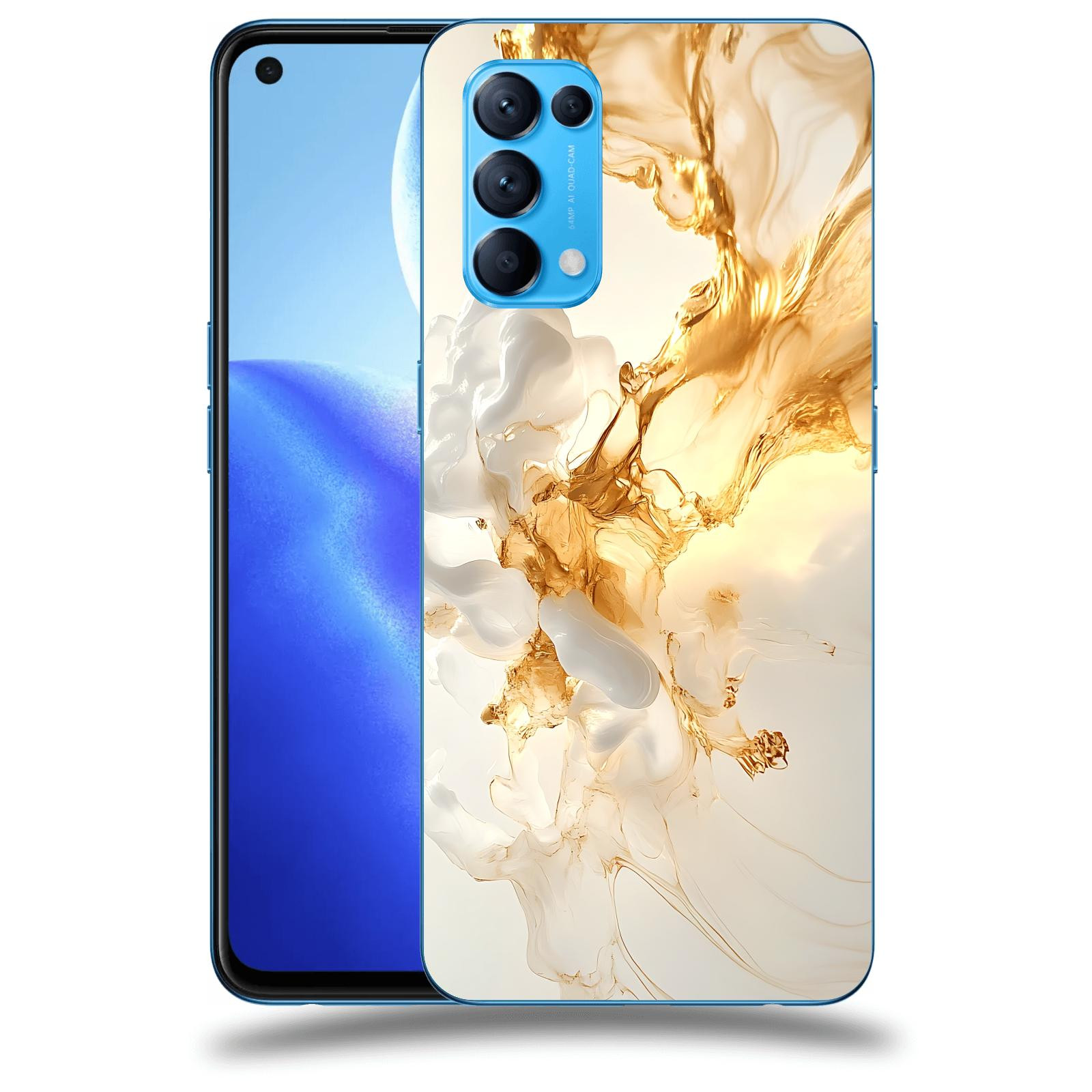 ACOVER Kryt na mobil OPPO Reno 5 5G - Vanilla Bourbon I