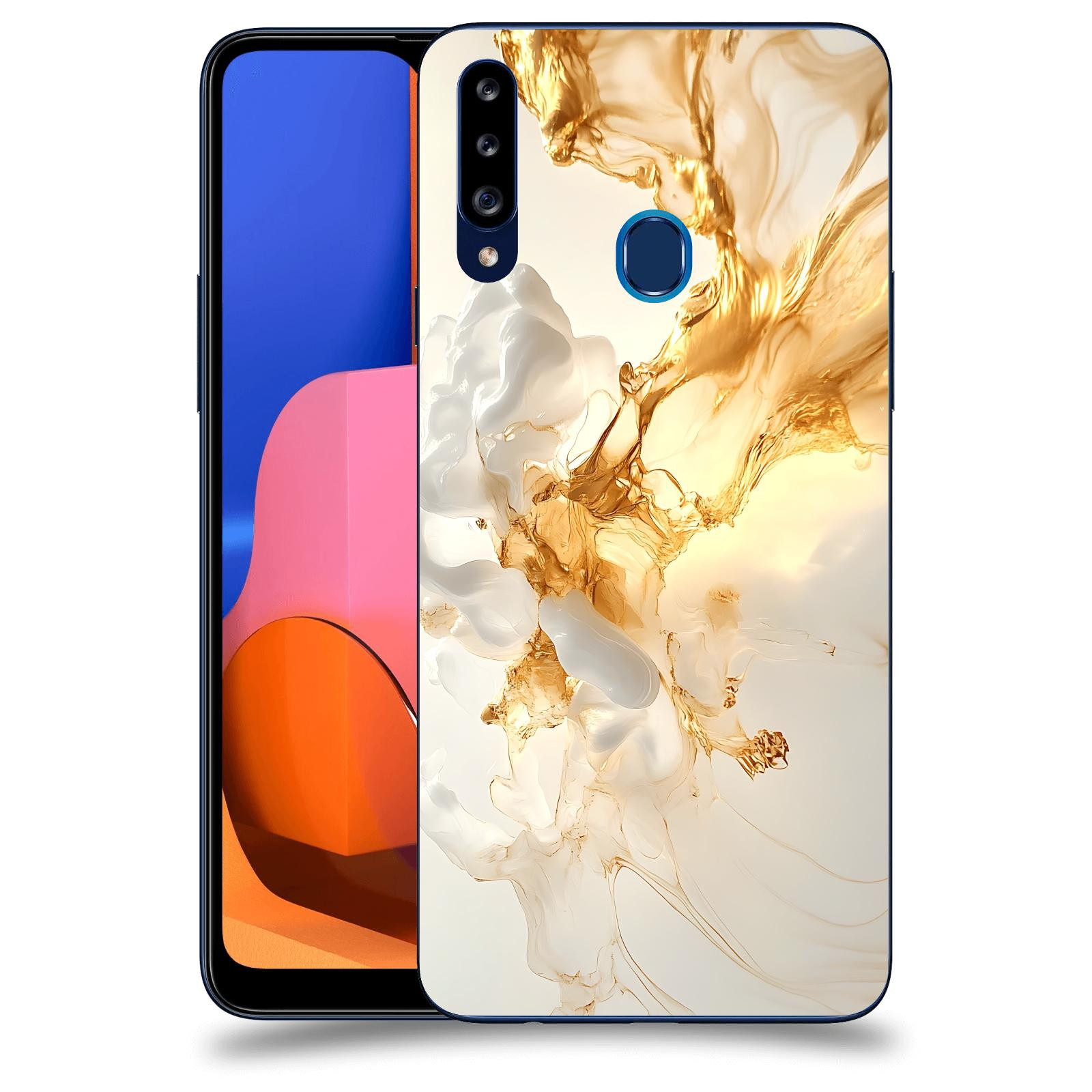 ACOVER Kryt na mobil Samsung Galaxy A20s - Vanilla Bourbon I