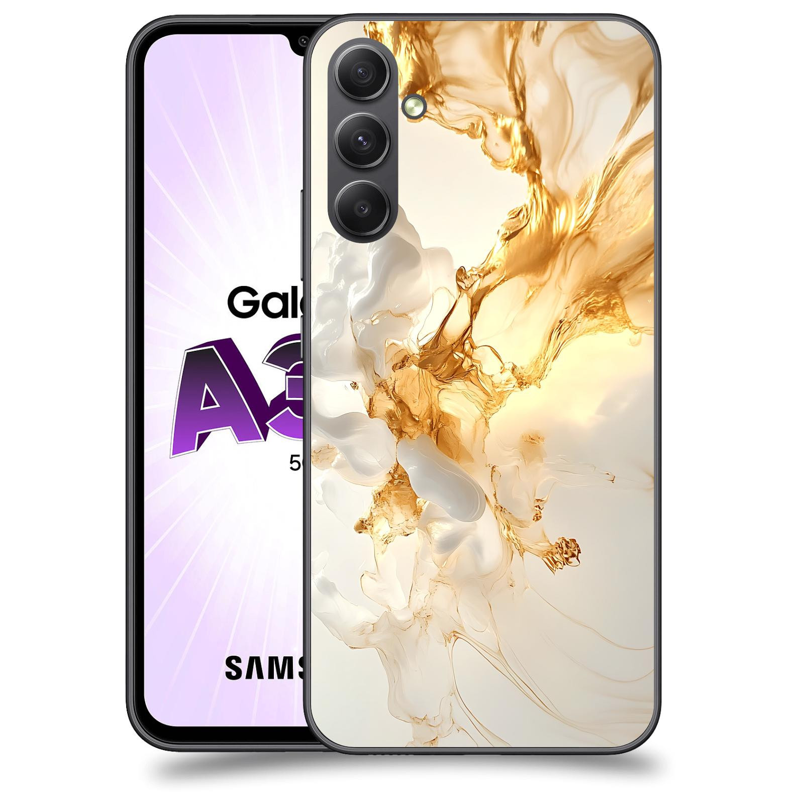 ACOVER Kryt na mobil Samsung Galaxy A34 - Vanilla Bourbon I
