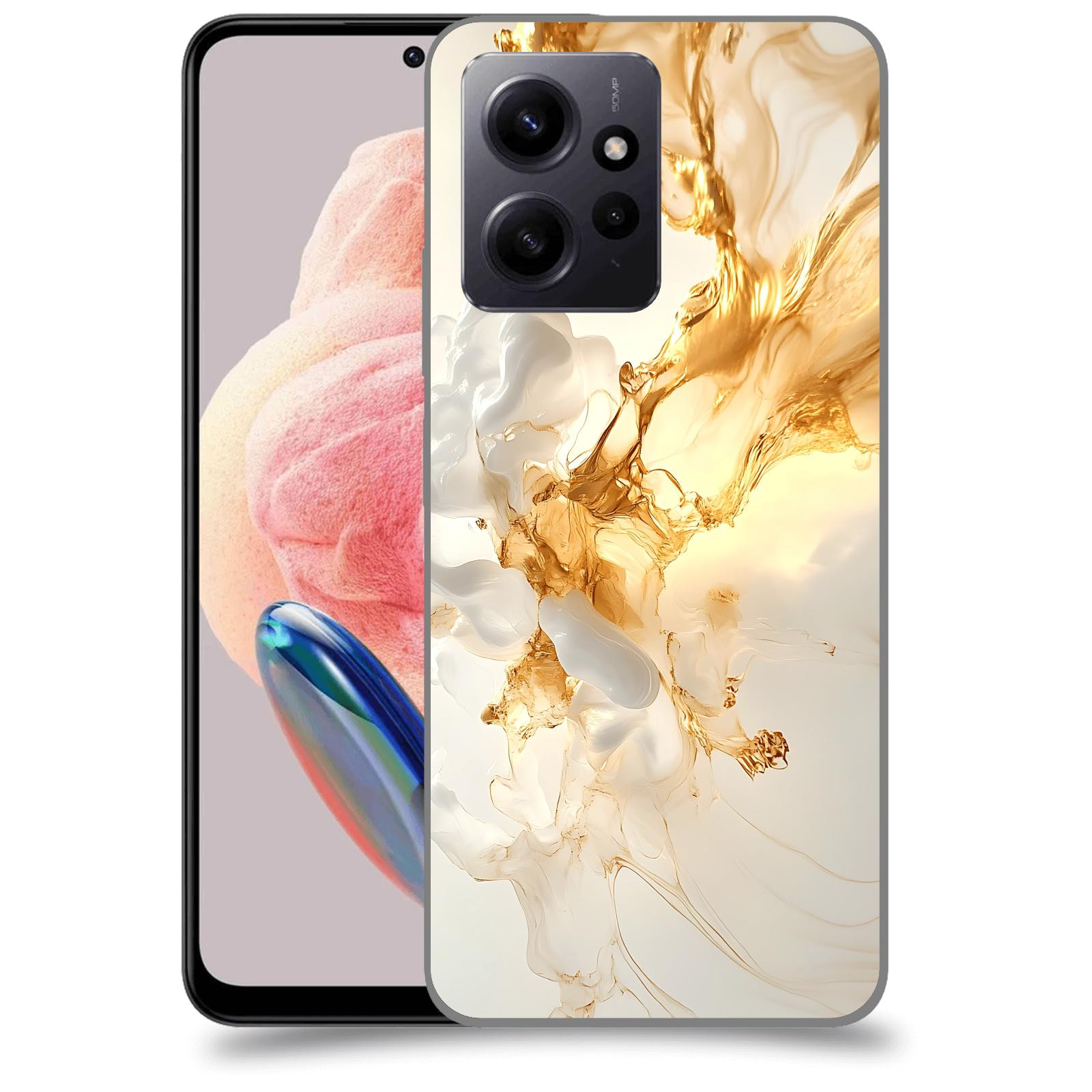 ACOVER Kryt na mobil Xiaomi Redmi Note 12 4G - Vanilla Bourbon I