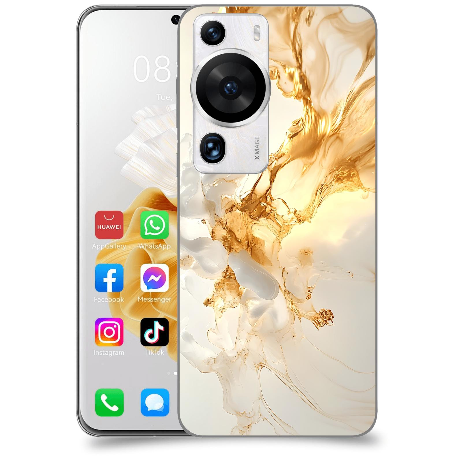 ACOVER Kryt na mobil Huawei P60 Pro - Vanilla Bourbon I