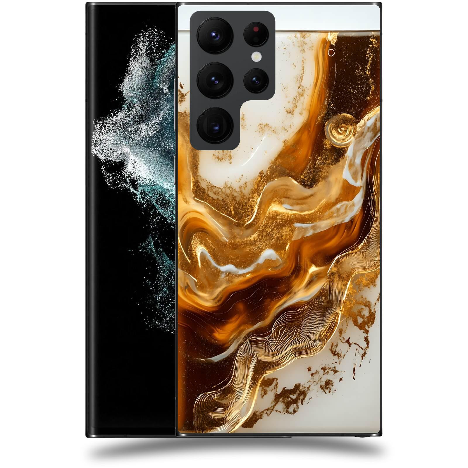 ACOVER Kryt na mobil Samsung Galaxy S22 Ultra 5G - Amber I