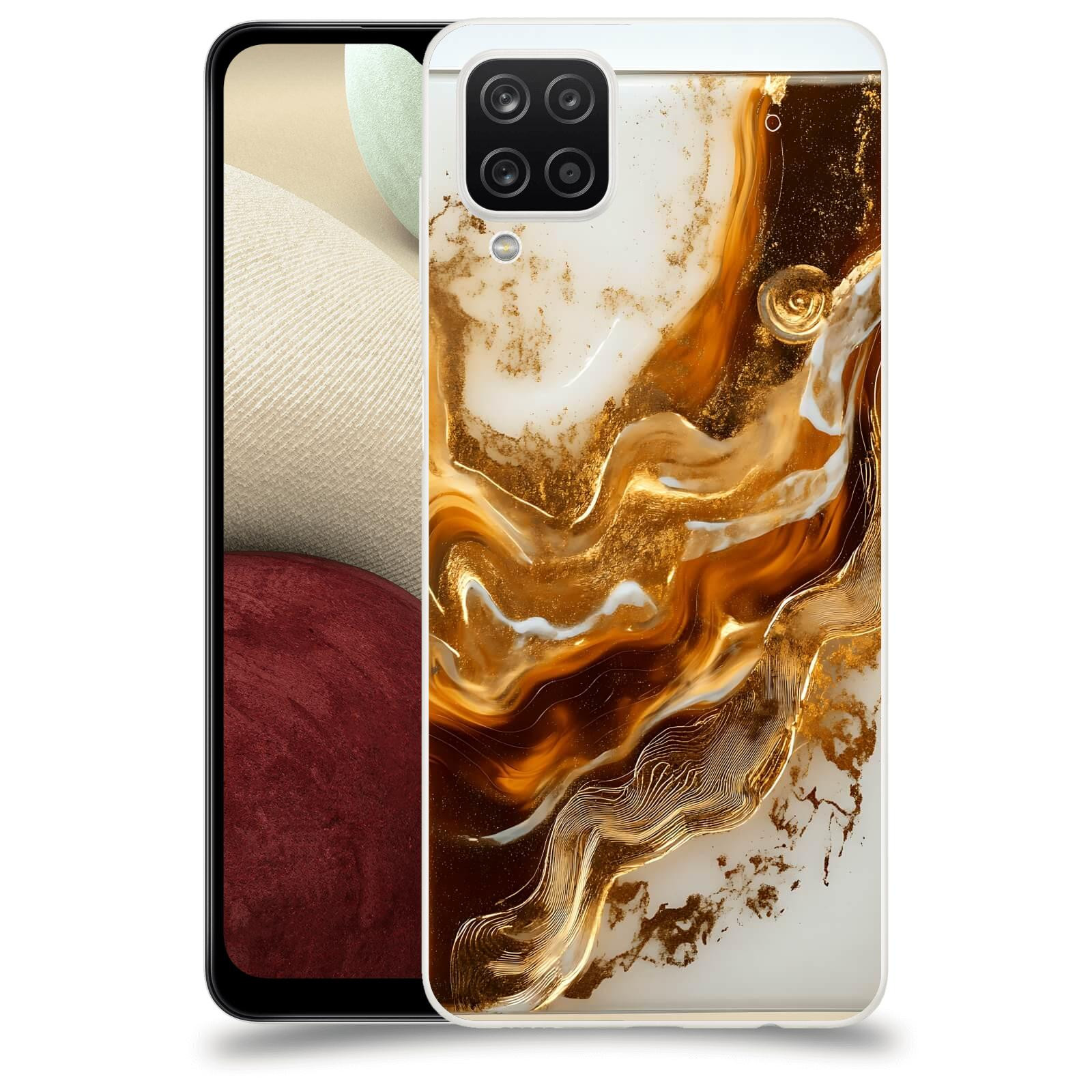 ACOVER Kryt na mobil Samsung Galaxy A12 A125F - Amber I