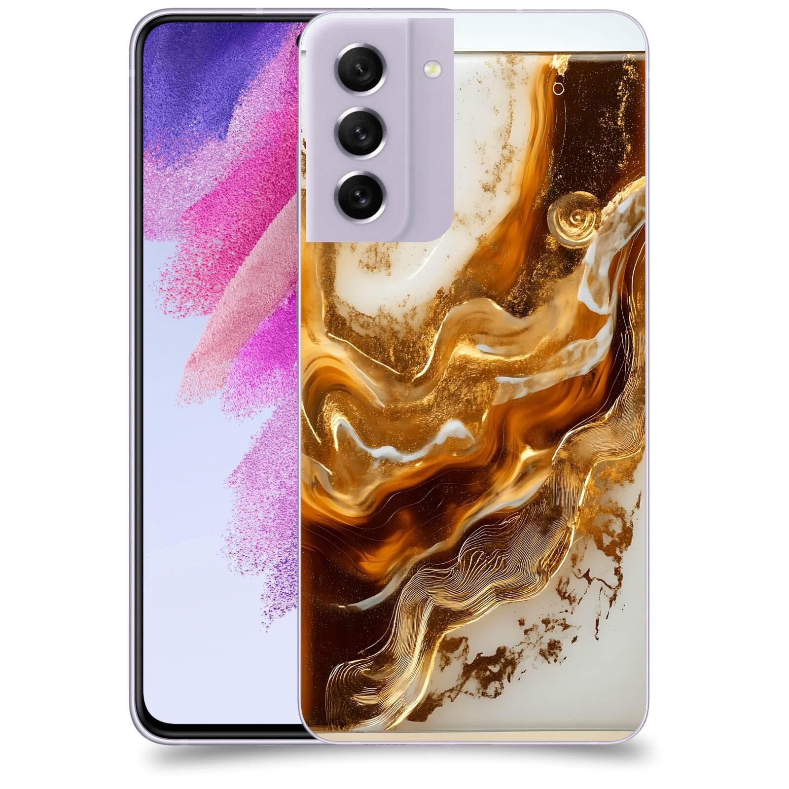 ACOVER Kryt na mobil Samsung Galaxy S21 FE 5G - Amber I