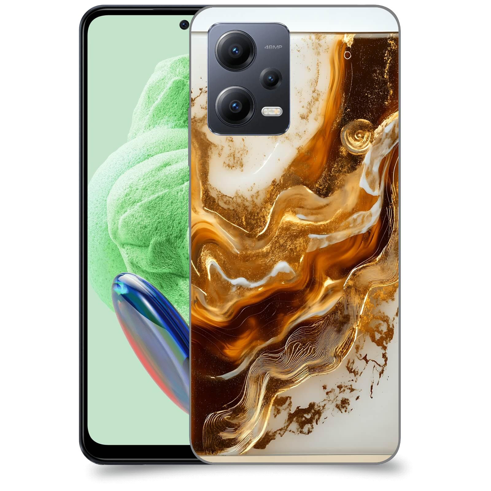ACOVER Kryt na mobil Xiaomi Redmi Note 12 5G - Amber I