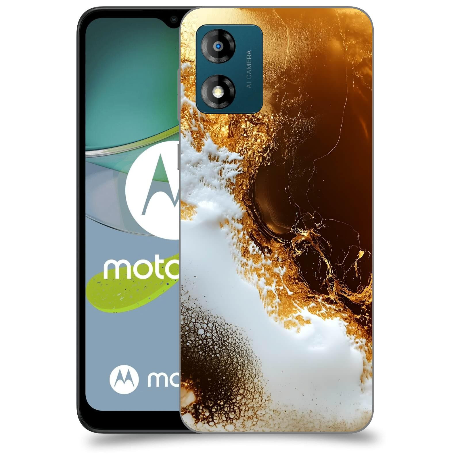 ACOVER Kryt na mobil Motorola Moto E13 - Amber II