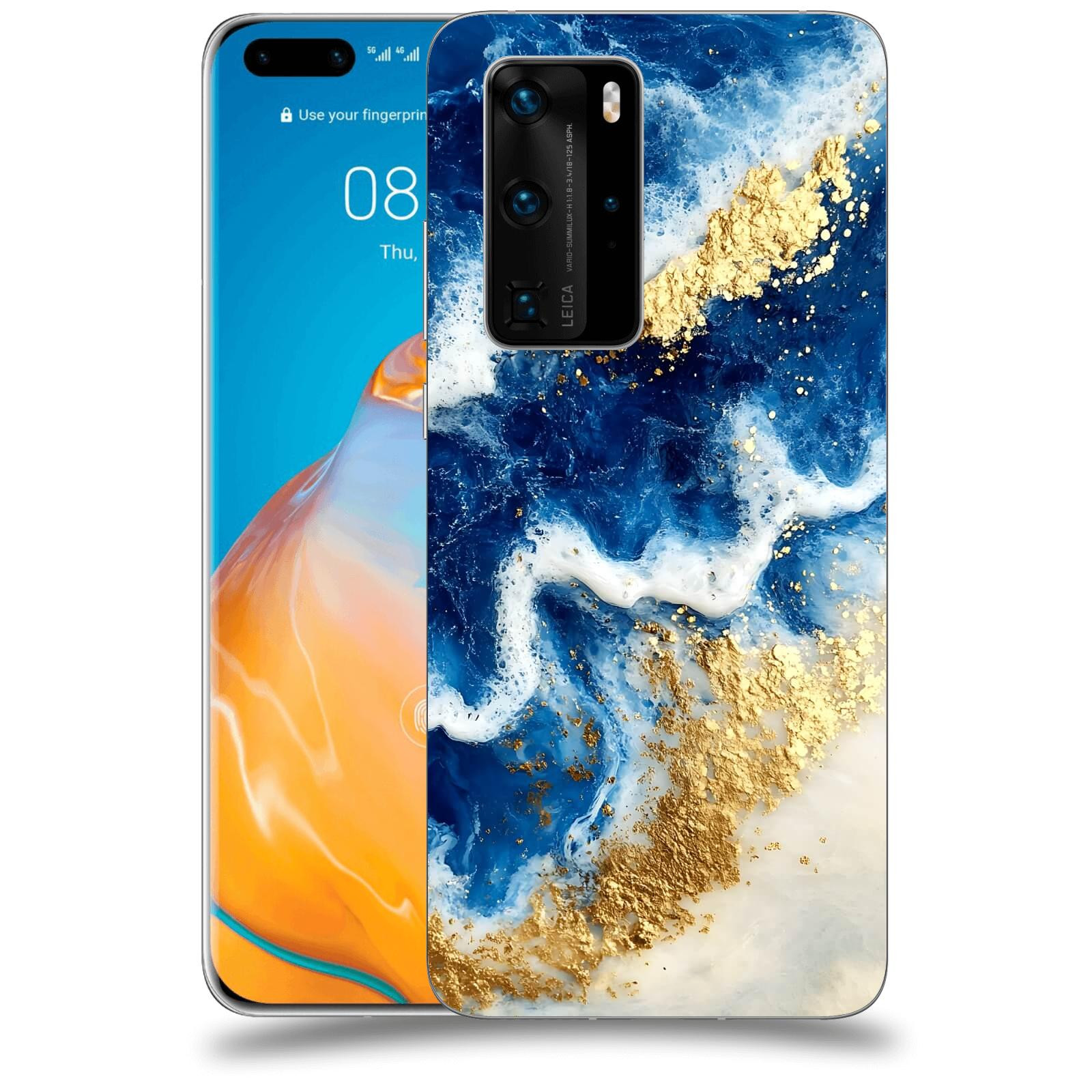 ACOVER Kryt na mobil Huawei P40 - Ocean Waves I