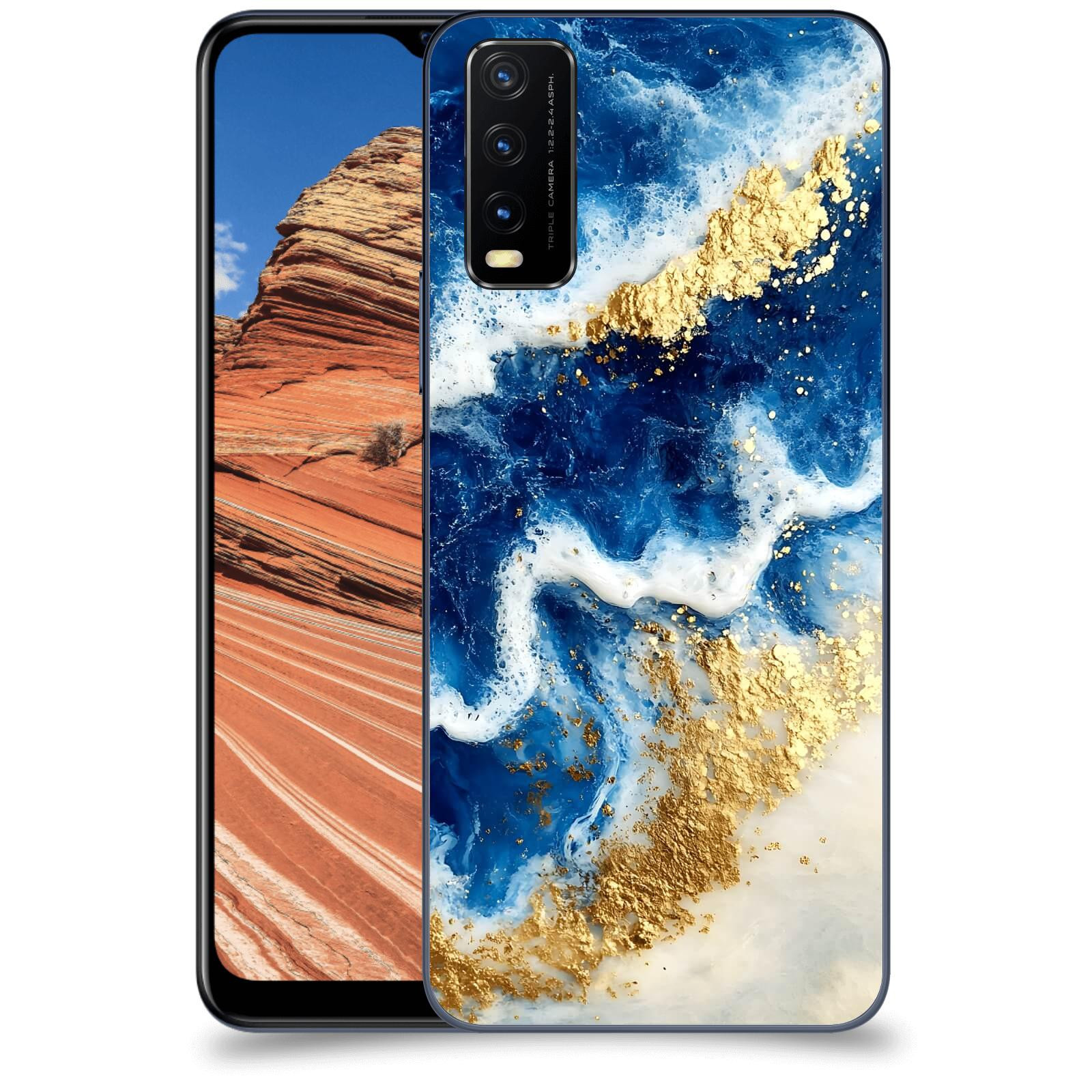 ACOVER Kryt na mobil Vivo Y20s - Ocean Waves I