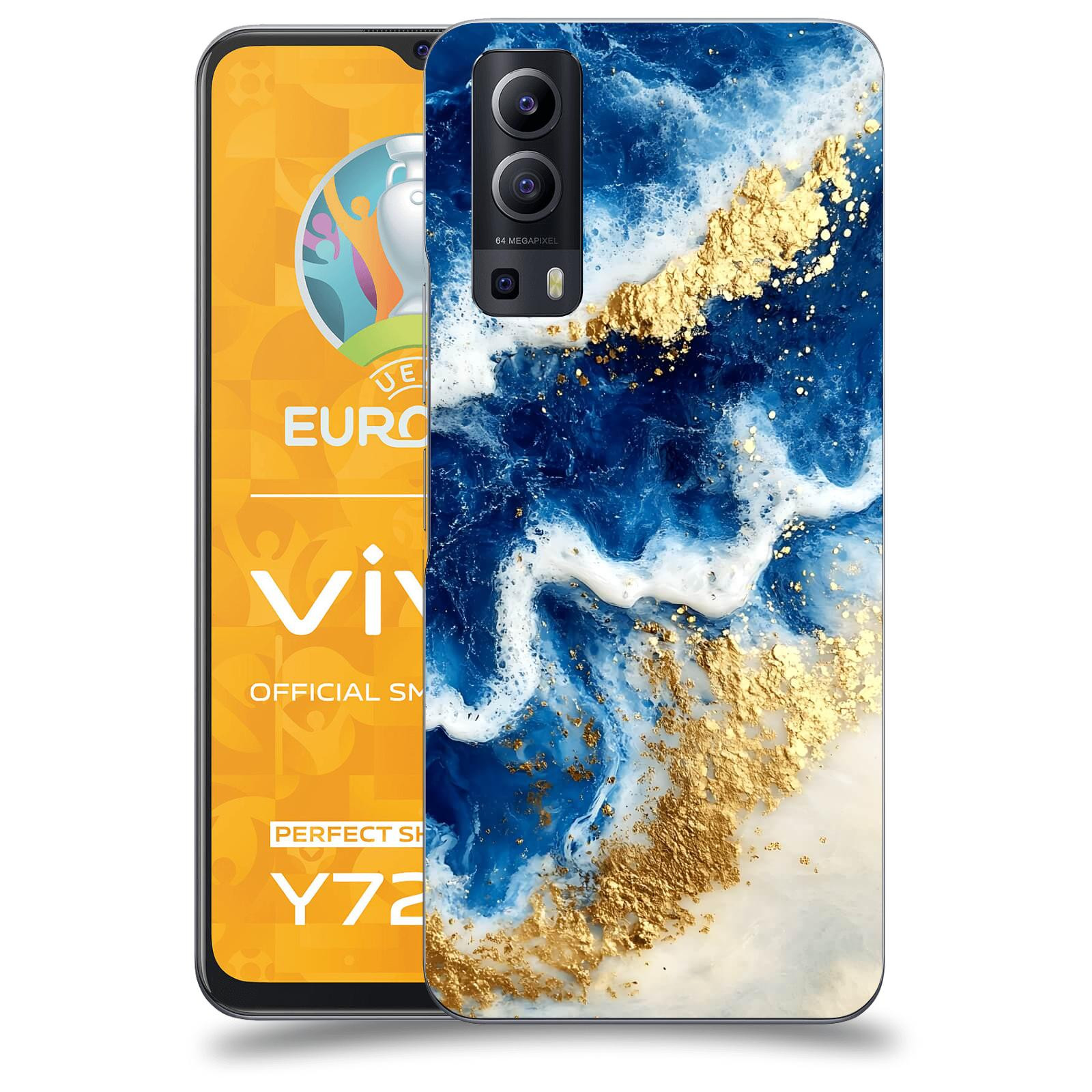 ACOVER Kryt na mobil Vivo Y72 5G - Ocean Waves I