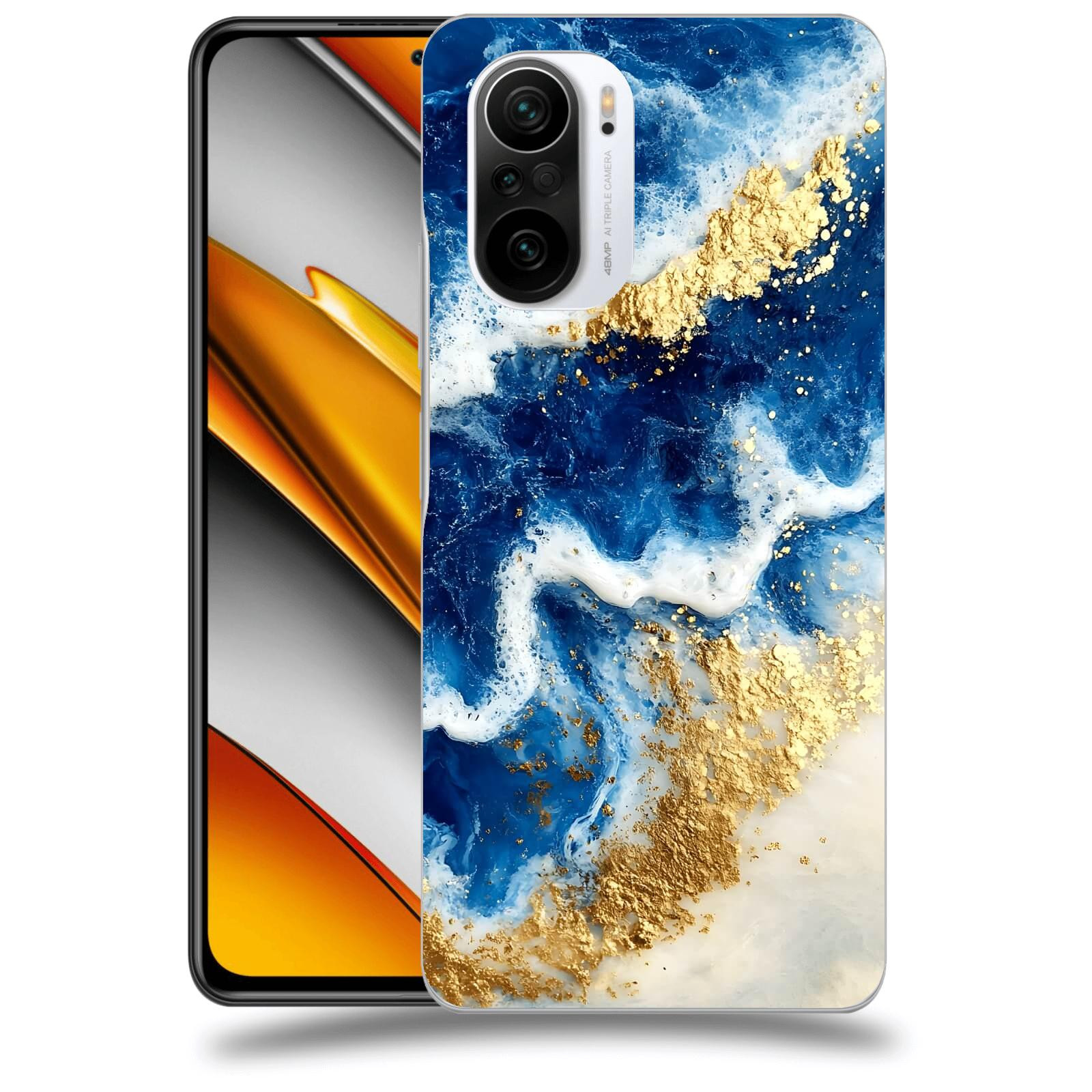 ACOVER Kryt na mobil Xiaomi Poco F3 - Ocean Waves I