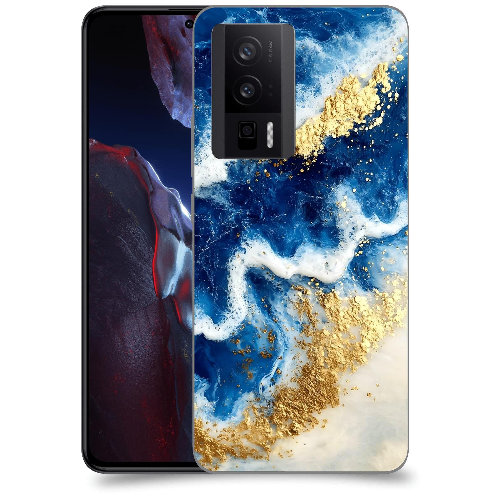 ACOVER Kryt na mobil Xiaomi Poco F5 Pro 5G - Ocean Waves I
