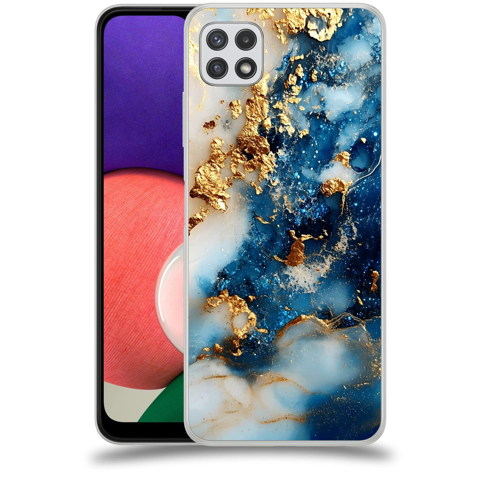 ACOVER Kryt na mobil Samsung Galaxy A22 A225F - Ocean Waves II