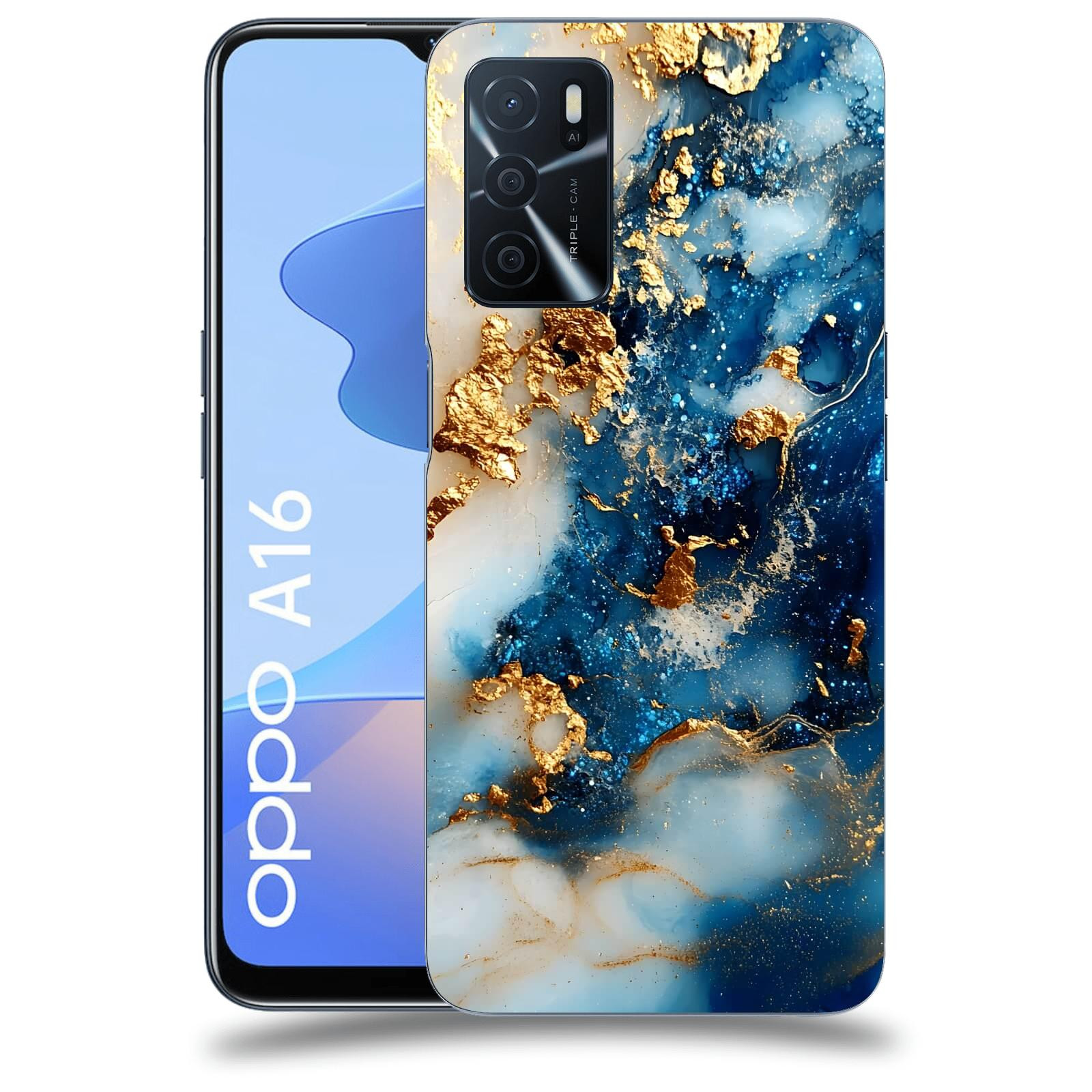 ACOVER Kryt na mobil OPPO A16 - Ocean Waves II