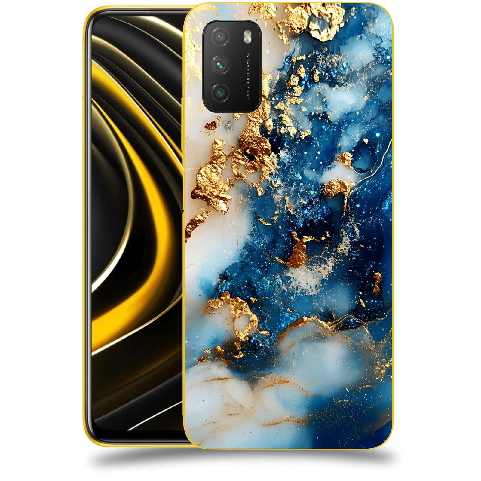 ACOVER Kryt na mobil Xiaomi Poco M3 - Ocean Waves II