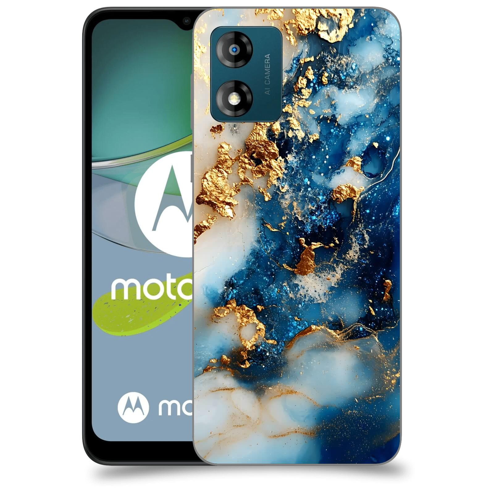 ACOVER Kryt na mobil Motorola Moto E13 - Ocean Waves II