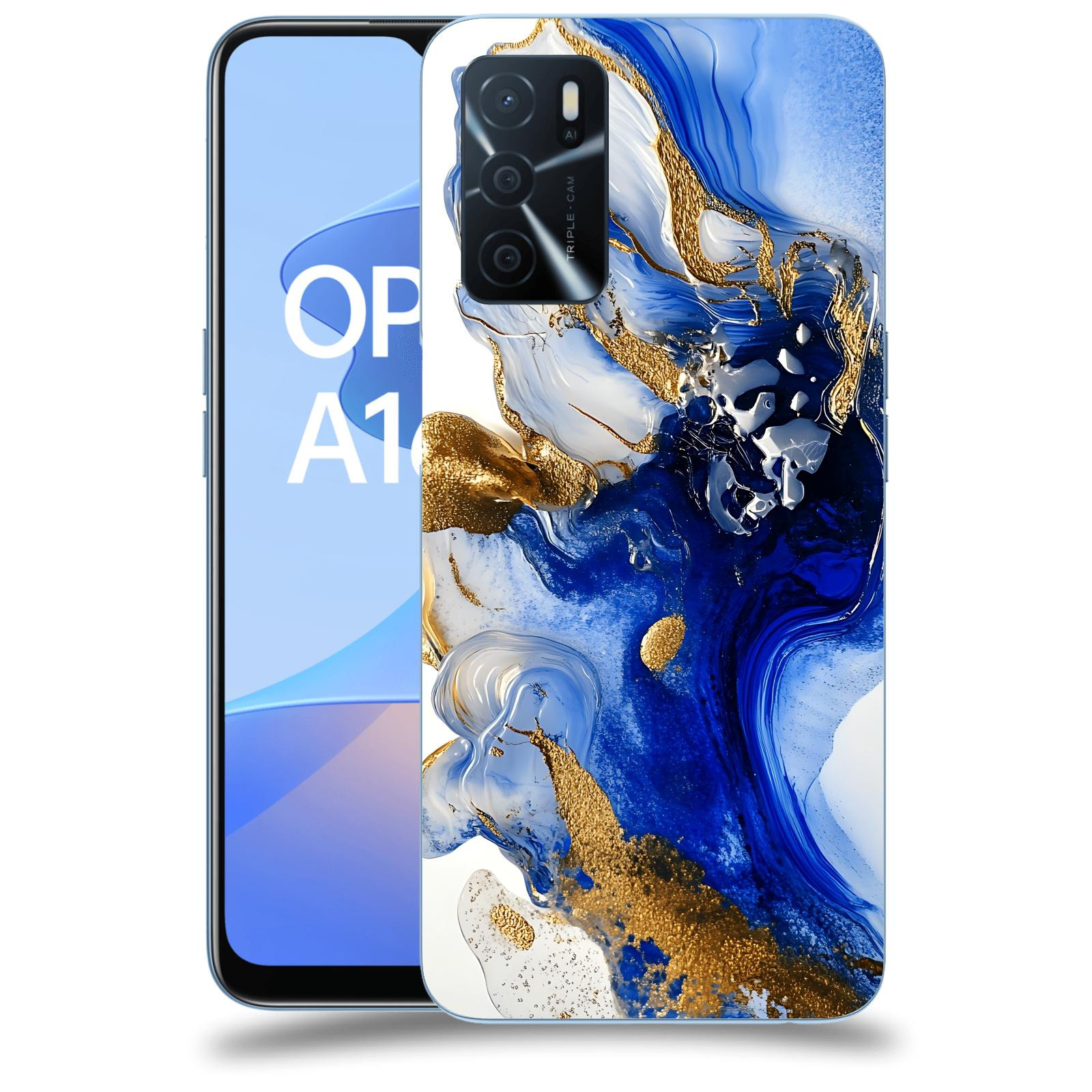 ACOVER Kryt na mobil OPPO A16s - Ocean Waves III