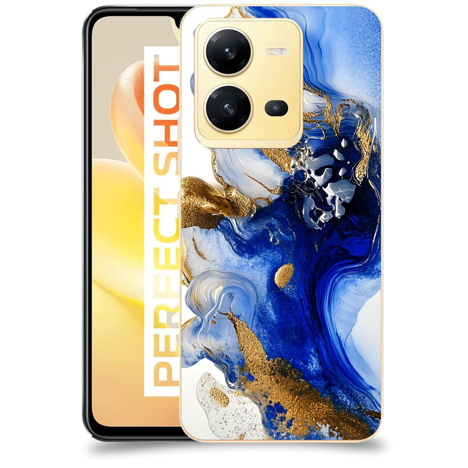 ACOVER Kryt na mobil Vivo X80 Lite - Ocean Waves III