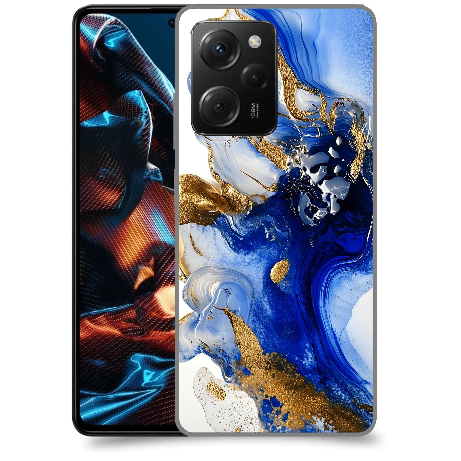 ACOVER Kryt na mobil Xiaomi Poco X5 Pro - Ocean Waves III