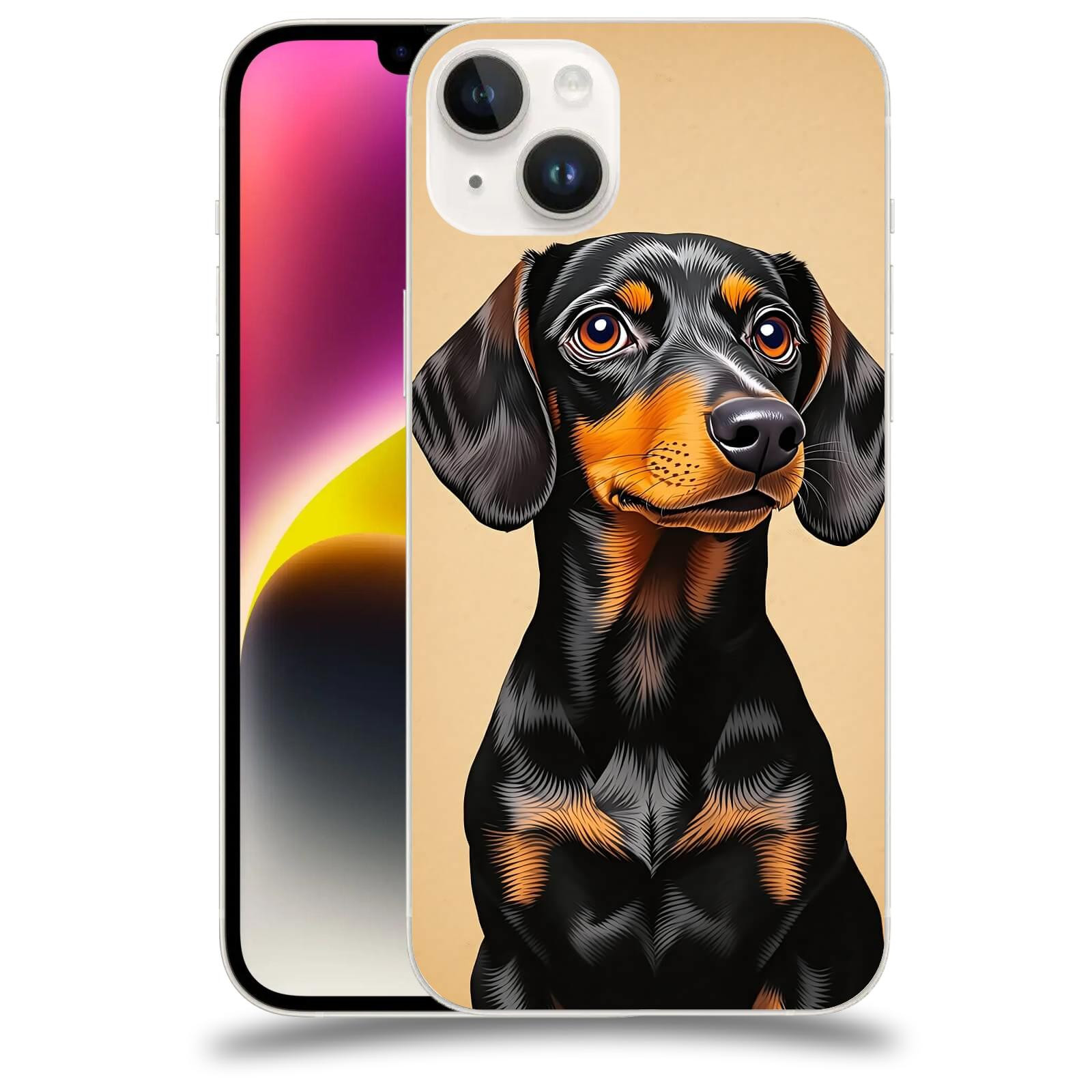 ACOVER Kryt na mobil Apple iPhone 14 Plus - Dachshund I