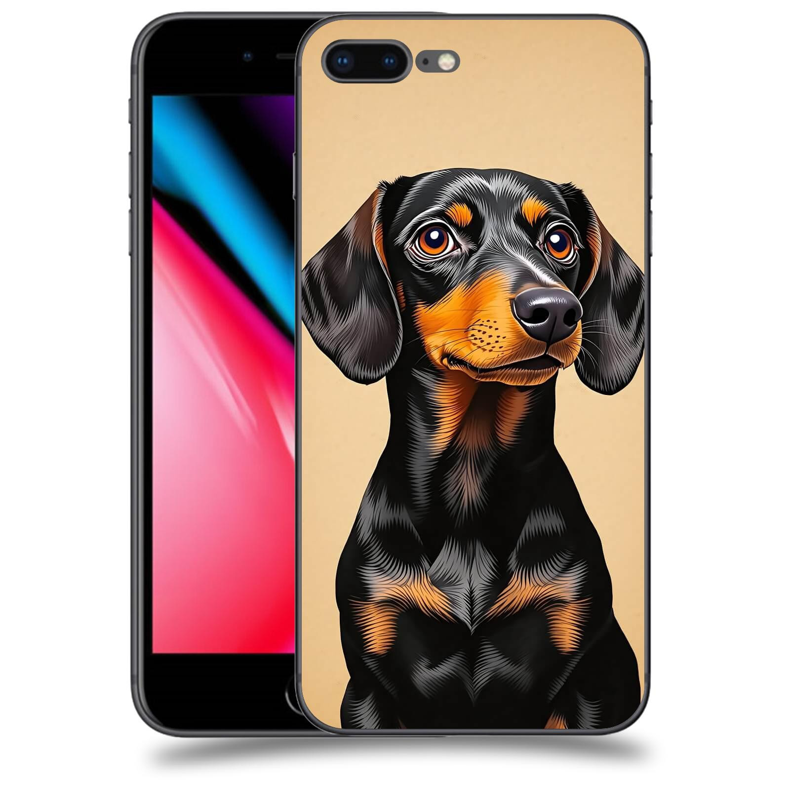 ACOVER Kryt na mobil Apple iPhone 8 Plus - Dachshund I