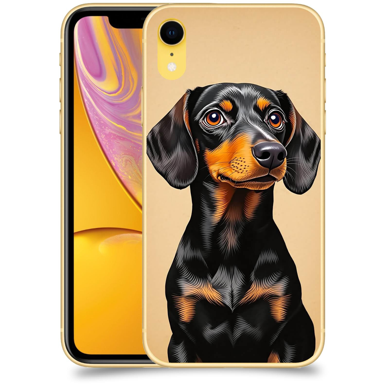 ACOVER Kryt na mobil Apple iPhone XR - Dachshund I