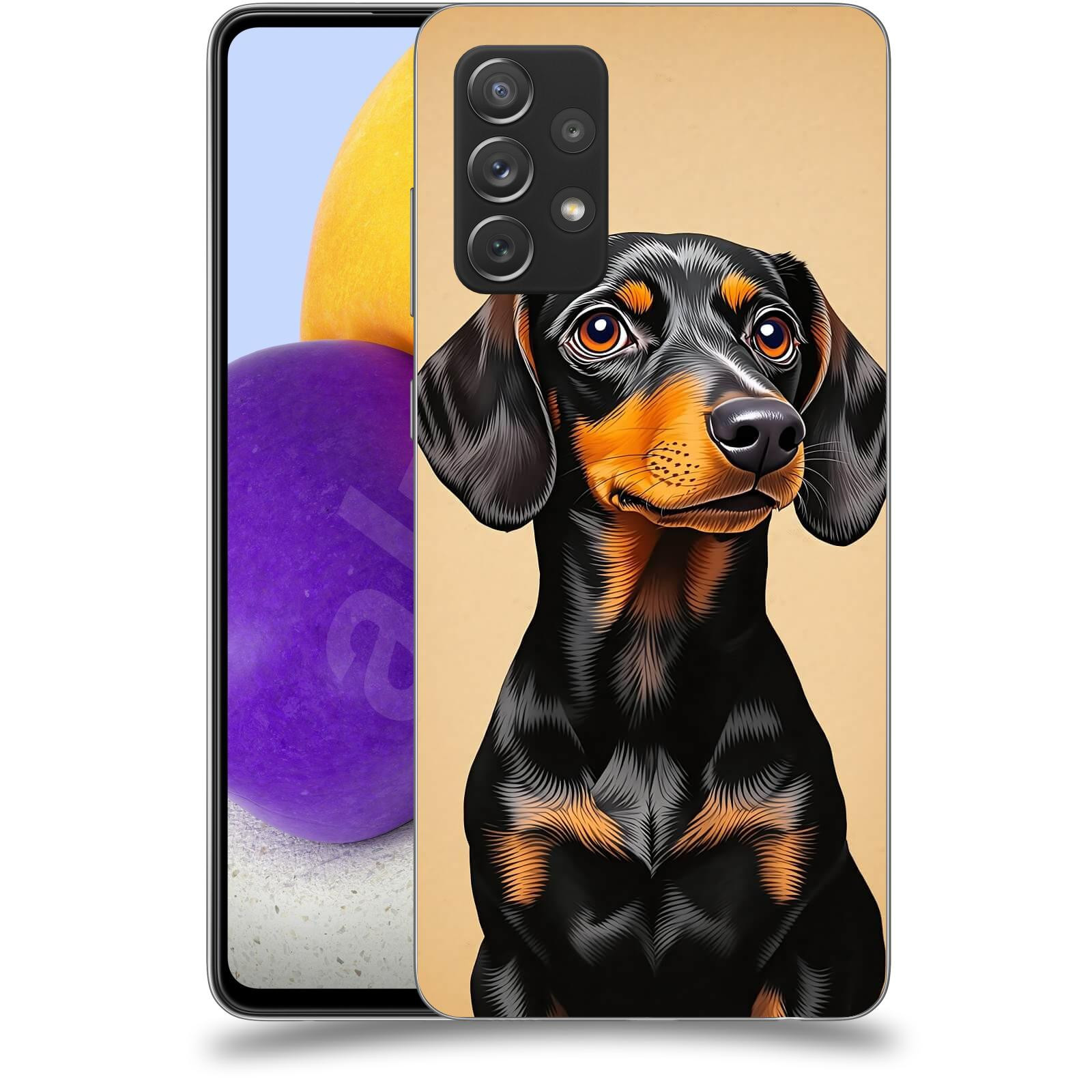 ACOVER Kryt na mobil Samsung Galaxy A72 A725F - Dachshund I