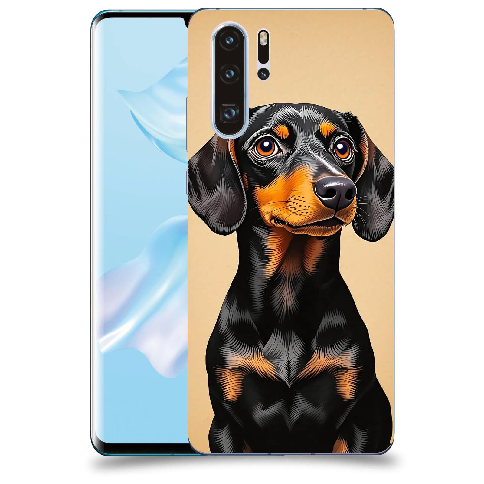 ACOVER Kryt na mobil Huawei P30 - Dachshund I