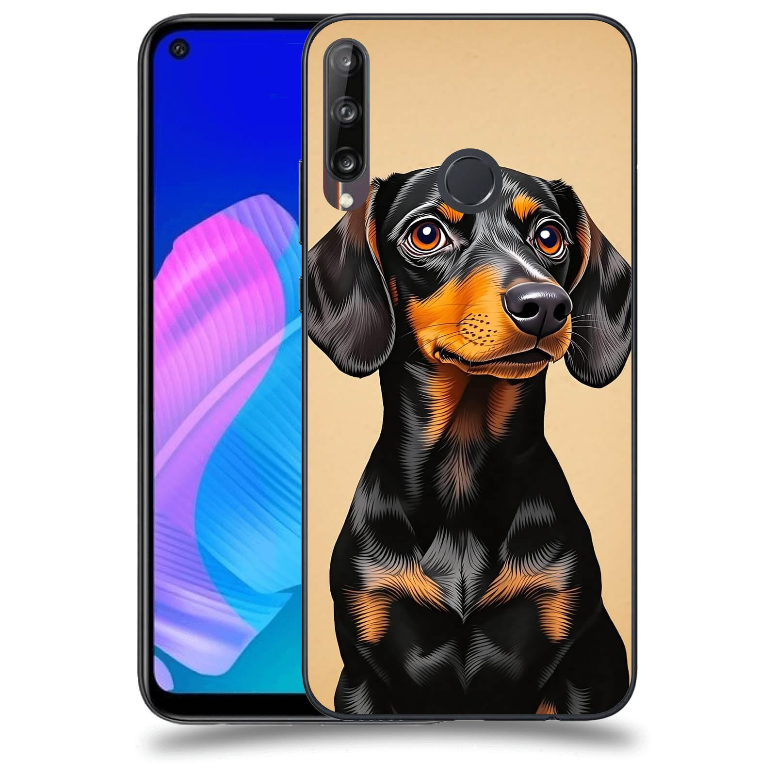 ACOVER Kryt na mobil Huawei P40 Lite E - Dachshund I